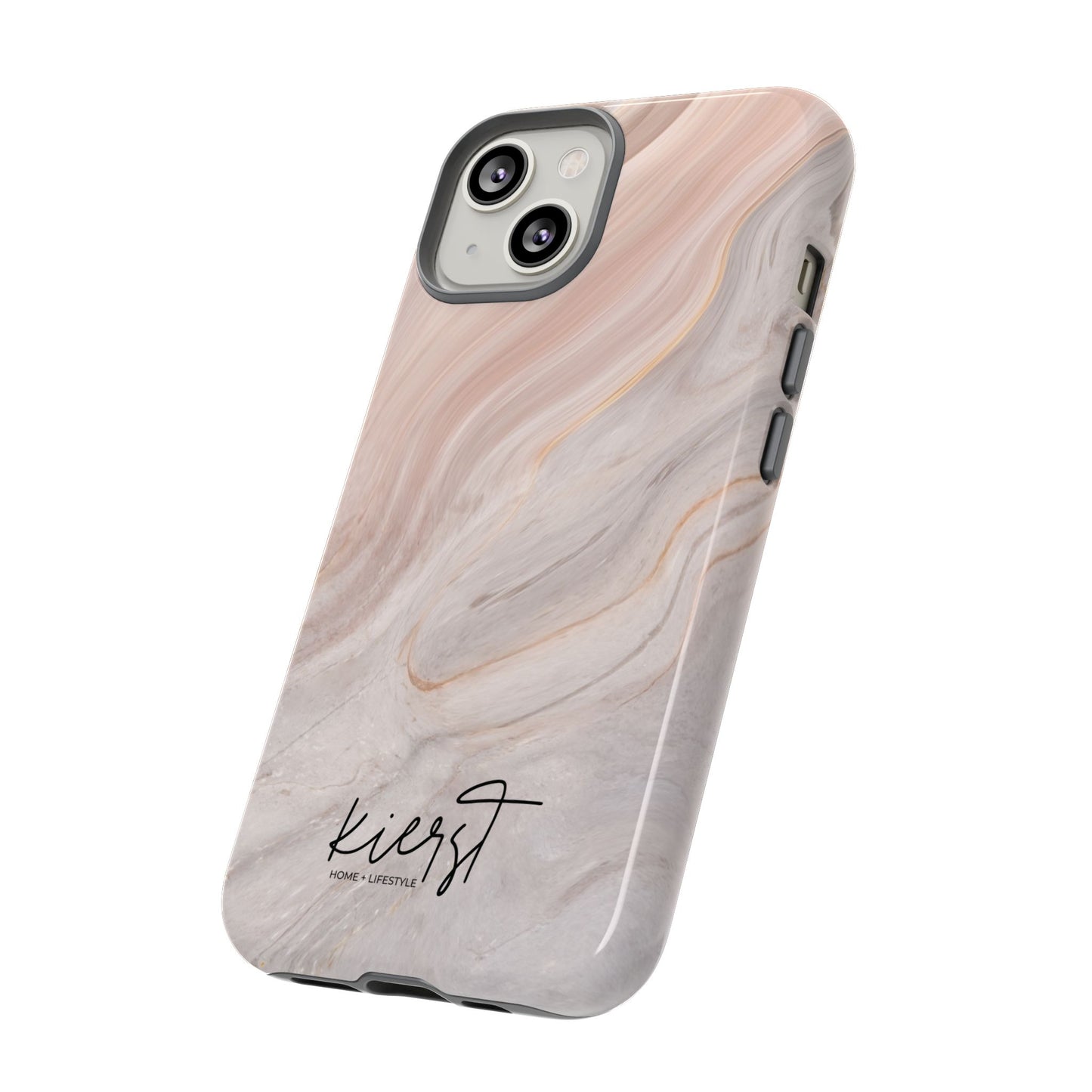 Blush Swirl Marble iPhone Case | Soft Curves, Strong Protection