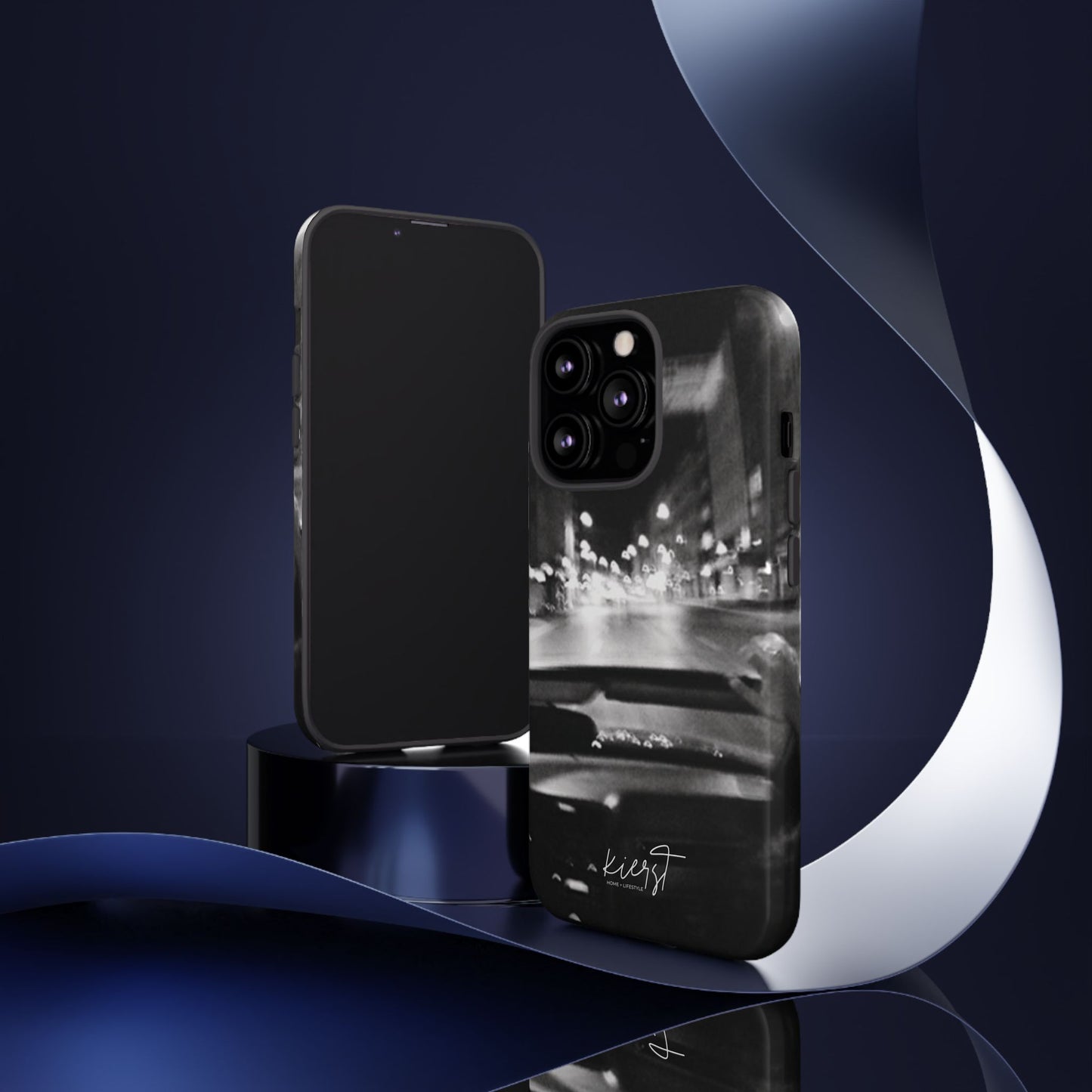 Faded Summer Nights iPhone Case | A Cinematic Blur of City Lights and Nostalgia