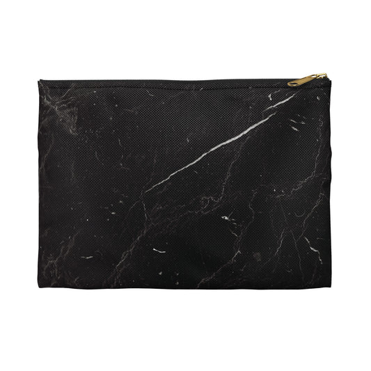 Black Marble Accessory Pouch | Dramatic, Versatile, Elevated