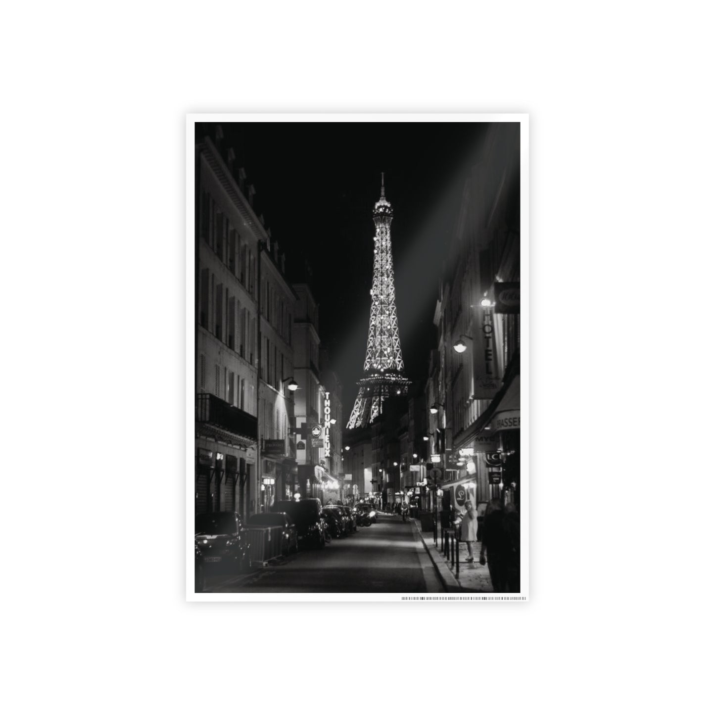 Dreaming of Paris Black & White Gloss Posters