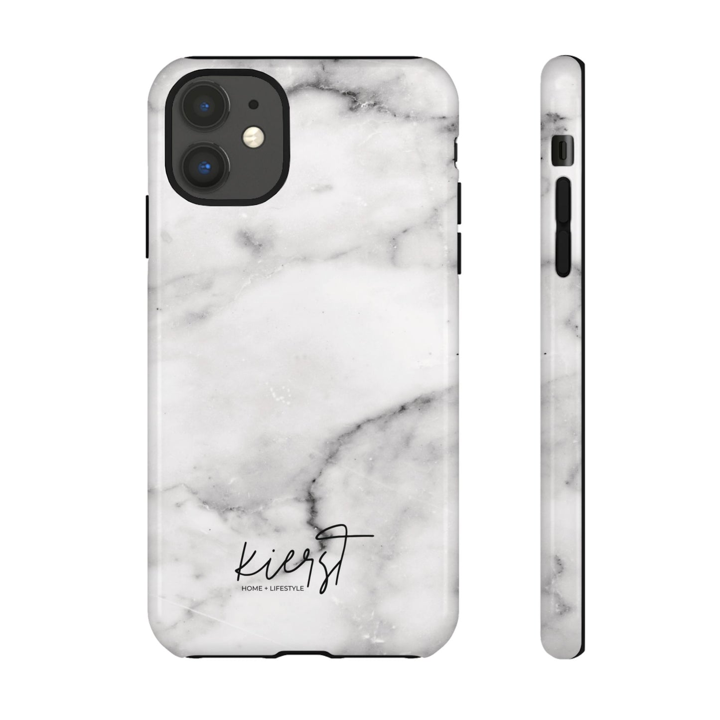 Lived-In White and Grey Marble iPhone Case | Curated Calm, Captured in Marble