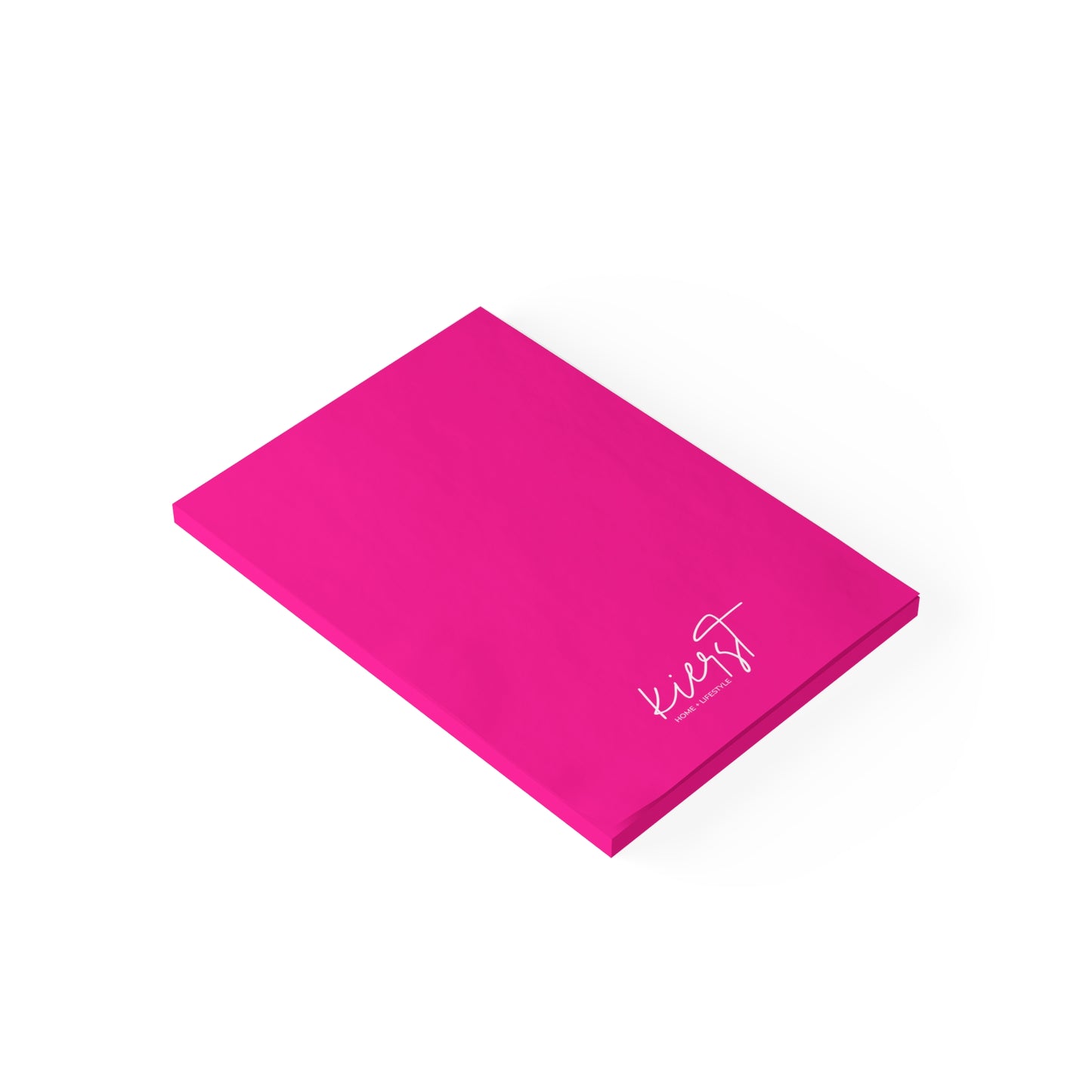 kierst Signature Hot Pink Post-it® Note Pad | Vibrant Sticky Notes for Bold Desks