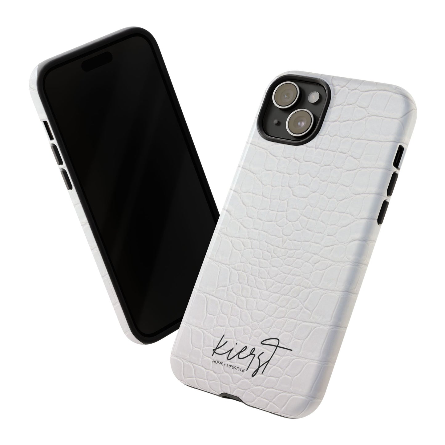 White Alligator iPhone Case | Minimal, Crisp, and Effortlessly Elevated