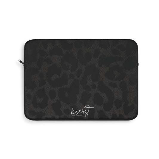 Black Leopard Laptop Sleeve | A Bold Neutral for On-the-Go Protection