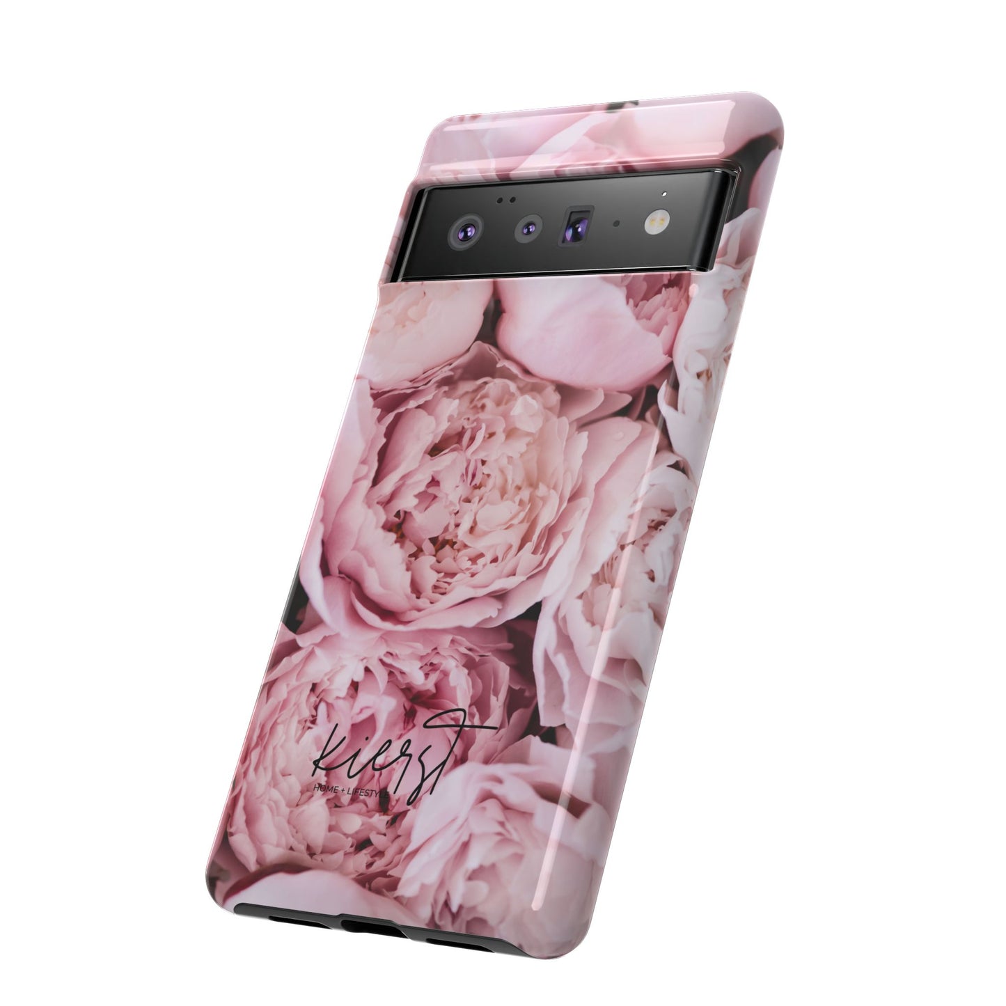 Pink Peonies Google Pixel Phone Case | Romantic Florals, Everyday Function
