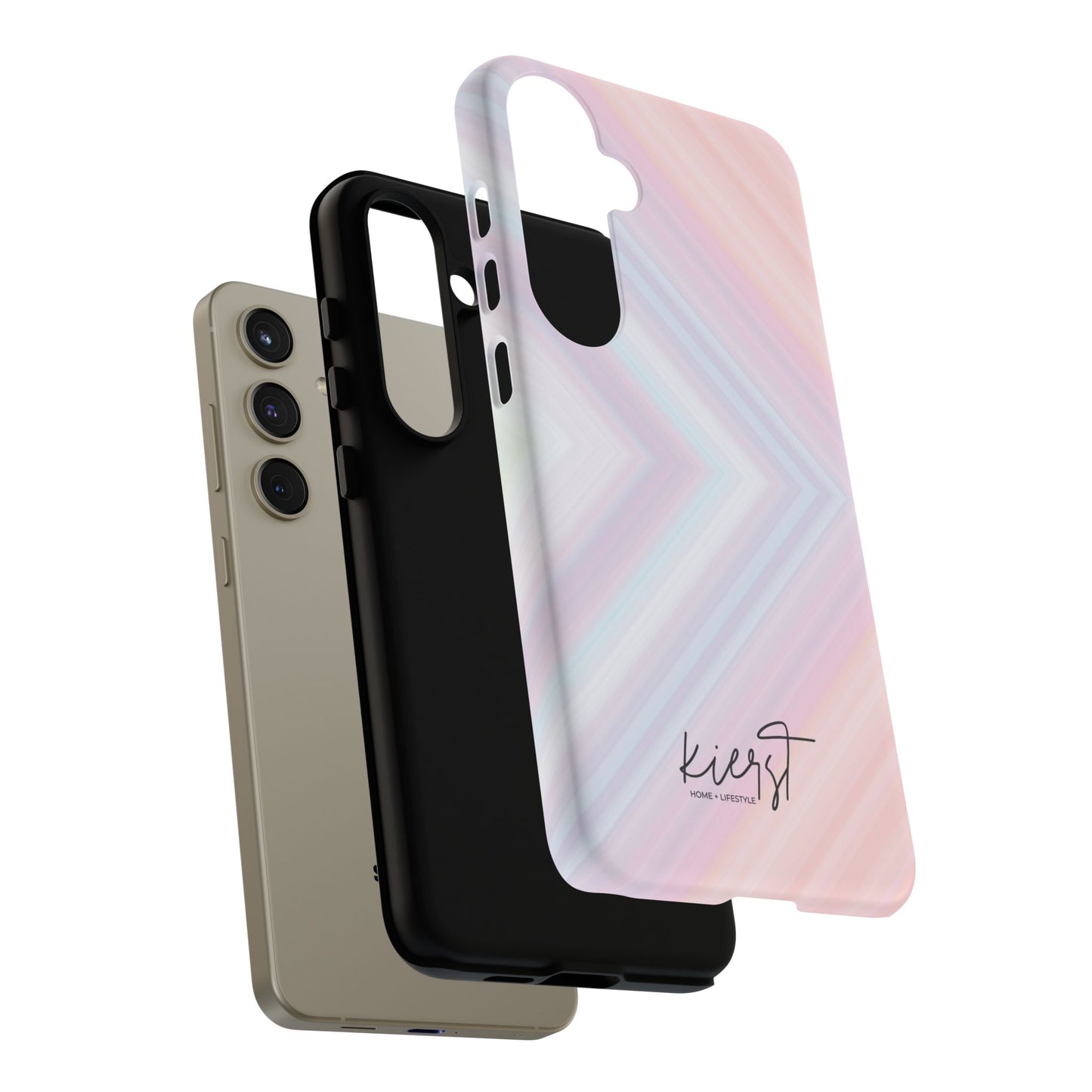 Pastel Arrows Samsung Galaxy Phone Case | Soft Geometry, Subtle Glow