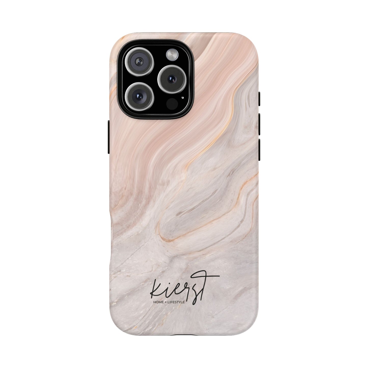 Blush Swirl Marble iPhone Case | Soft Curves, Strong Protection