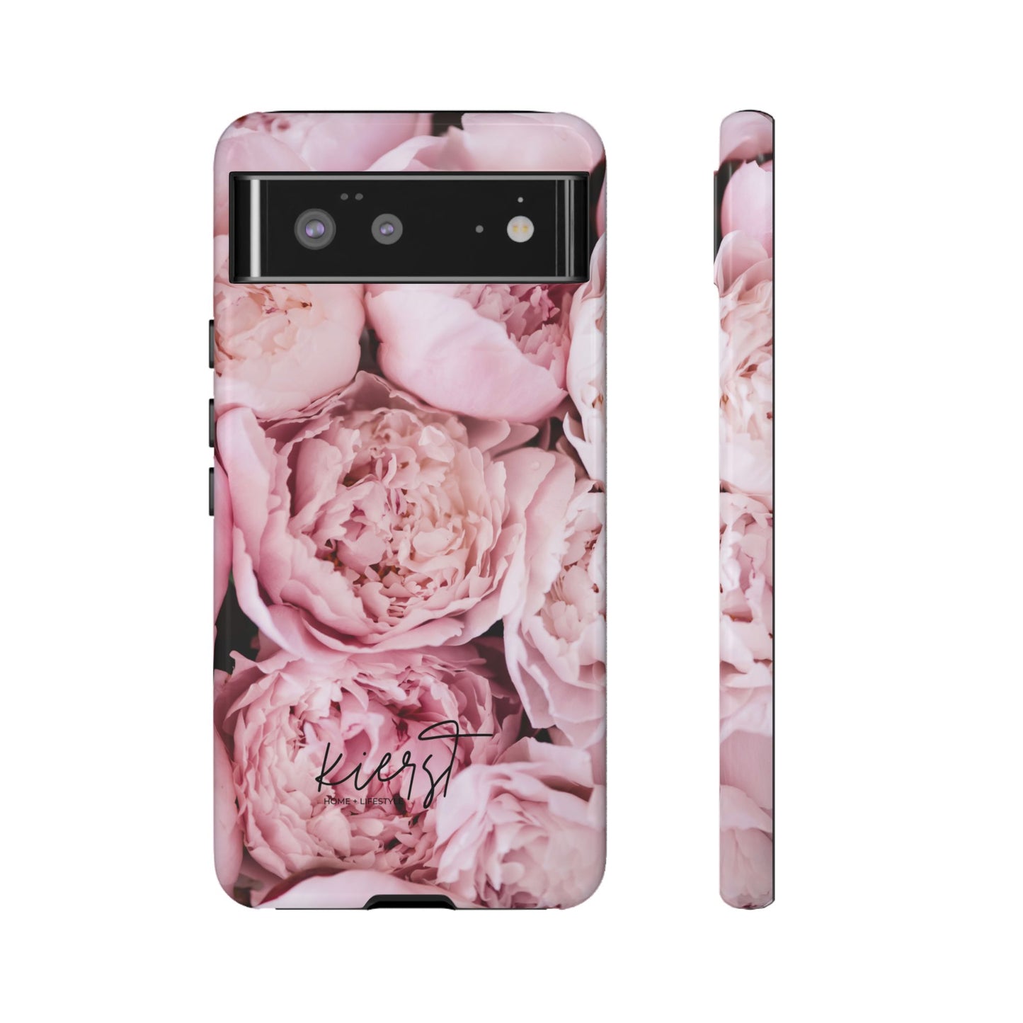 Pink Peonies Google Pixel Phone Case | Romantic Florals, Everyday Function