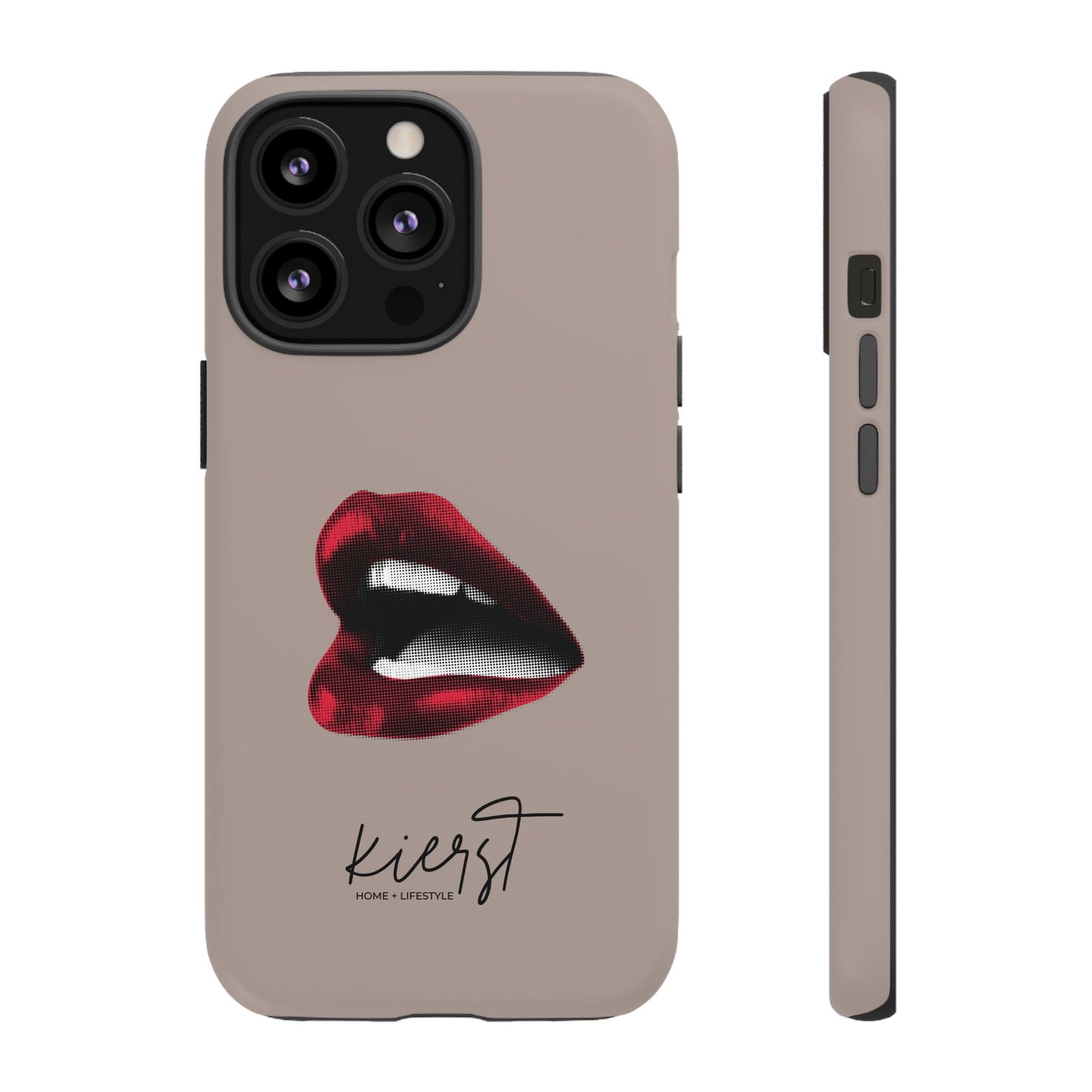 Retro Red Lips iPhone Case | Pop Art Meets Polished