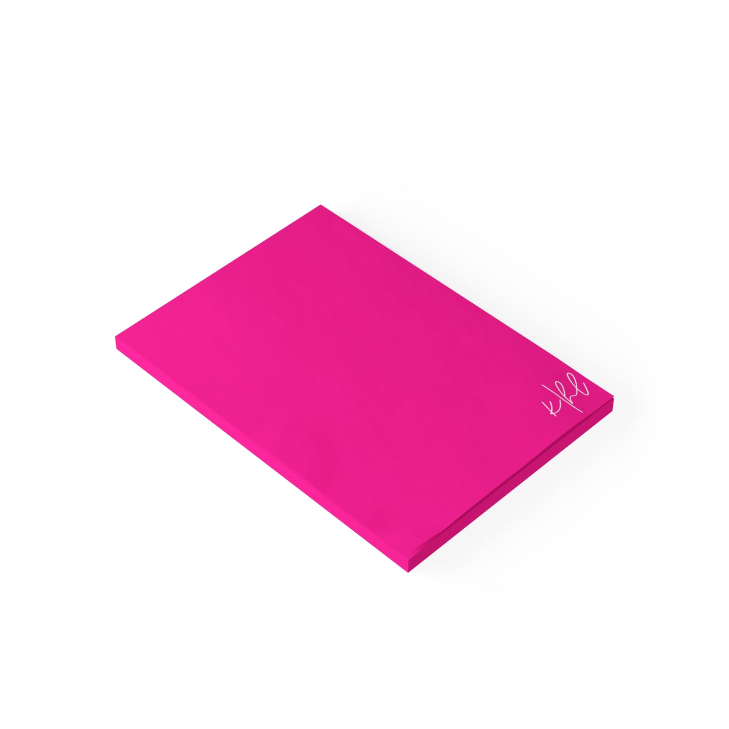 kierst Signature Hot Pink Post-it® Note Pad | Vibrant Sticky Notes for Bold Desks