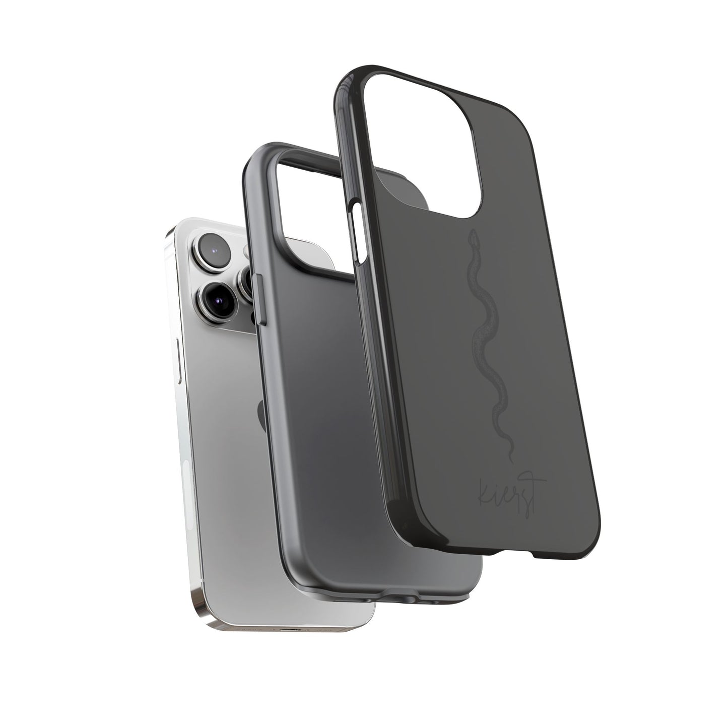 Long Black Snake iPhone Case | Subtle Edge, Quiet Power