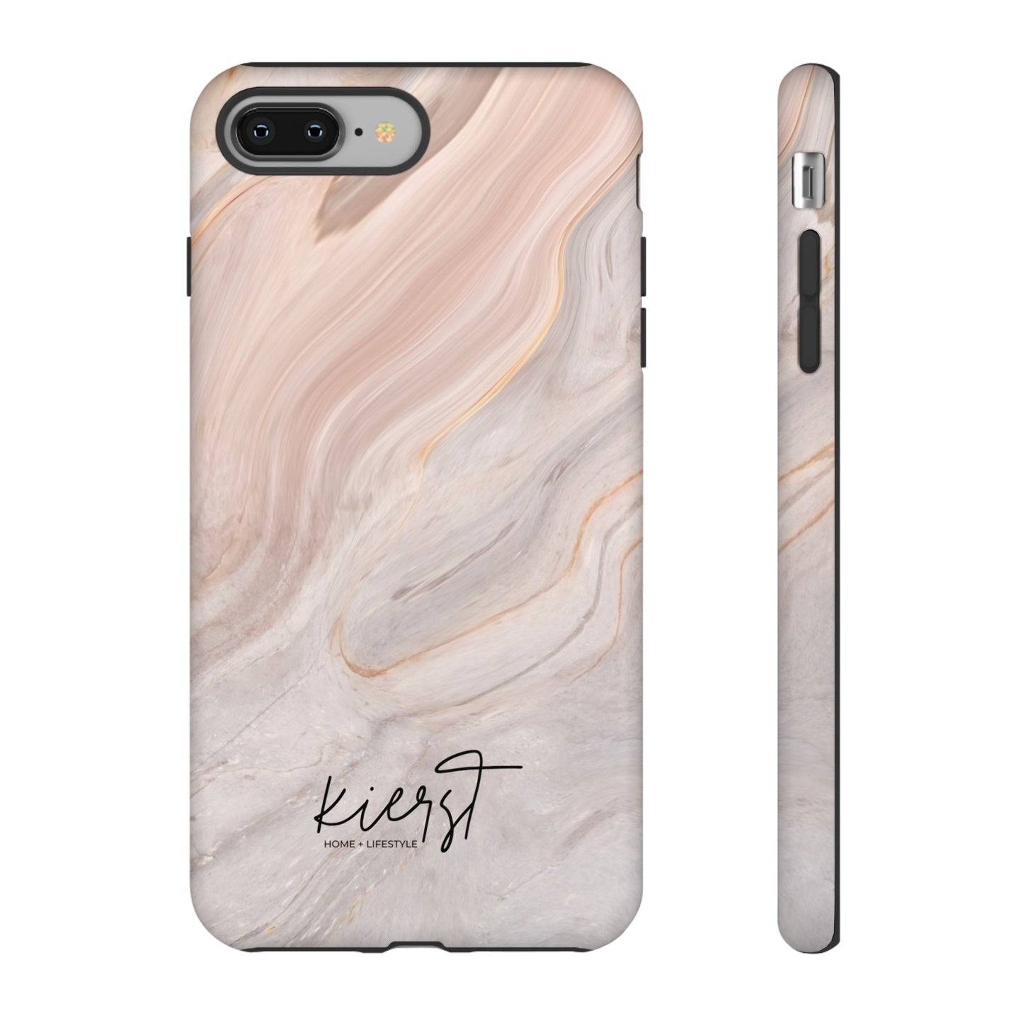 Blush Swirl Marble iPhone Case | Soft Curves, Strong Protection