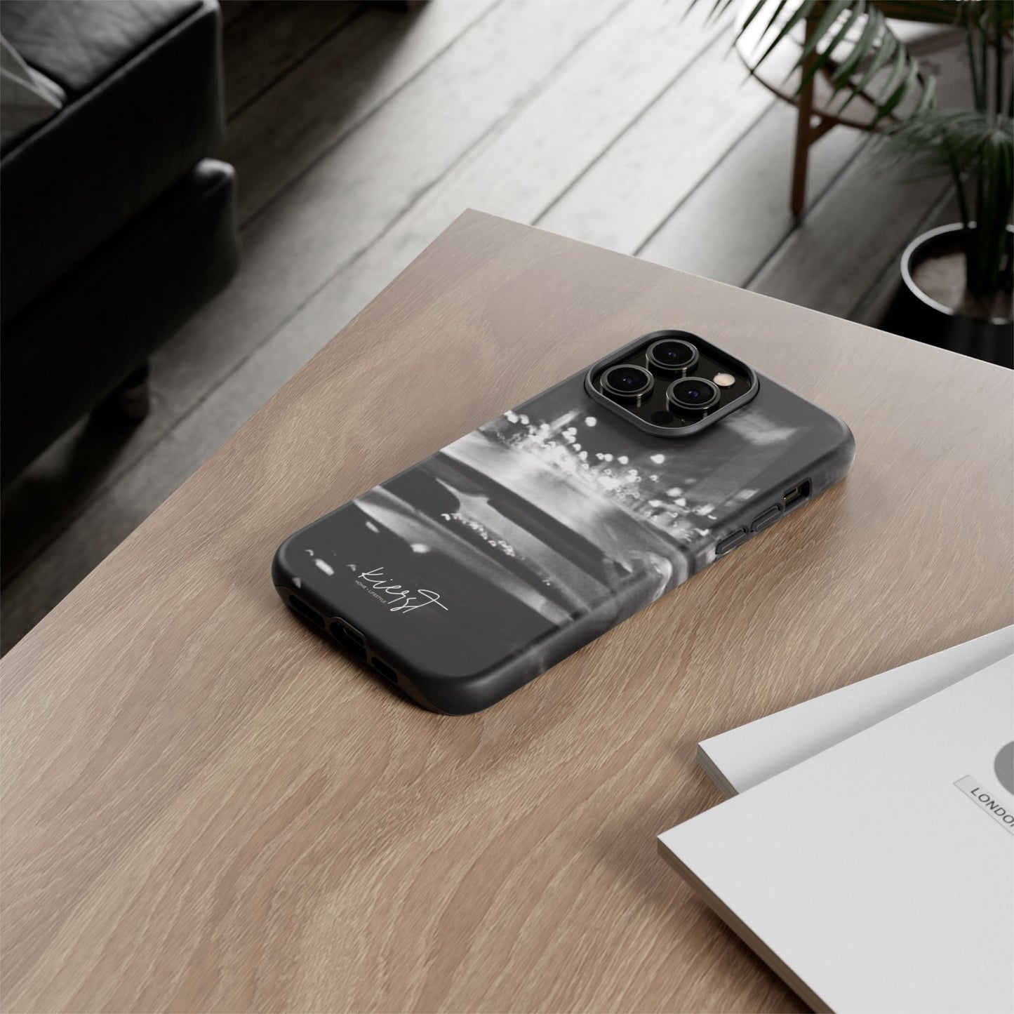 Faded Summer Nights iPhone Case | A Cinematic Blur of City Lights and Nostalgia