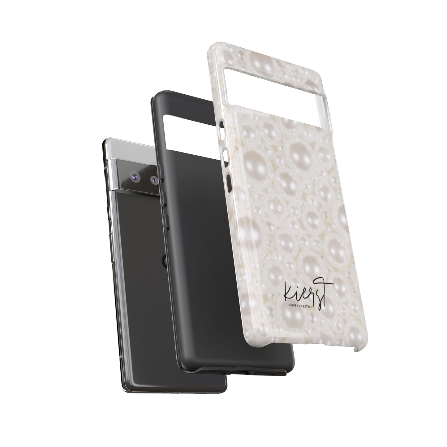 Various Pearls Google Pixel Case | Refined Shine Everyday Style