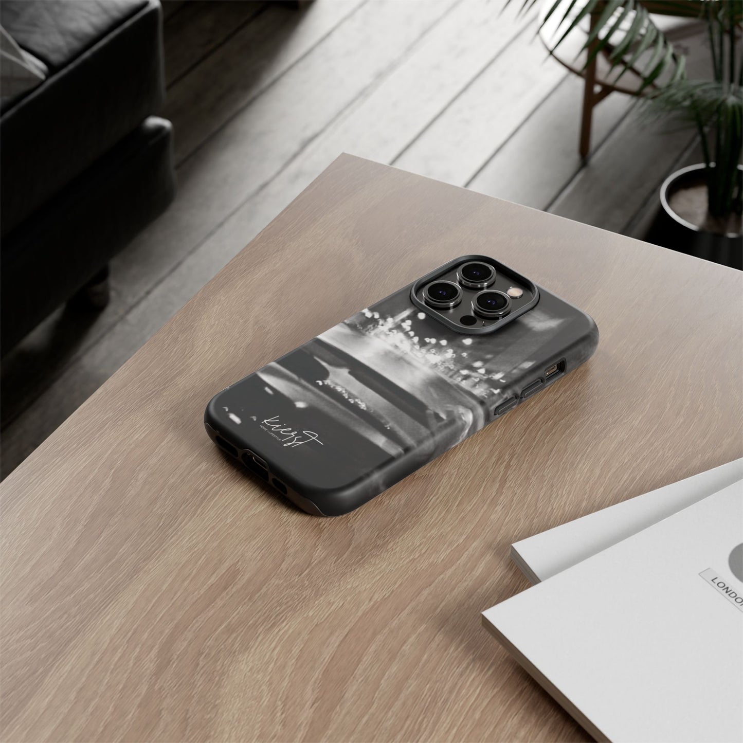 Faded Summer Nights iPhone Case | A Cinematic Blur of City Lights and Nostalgia