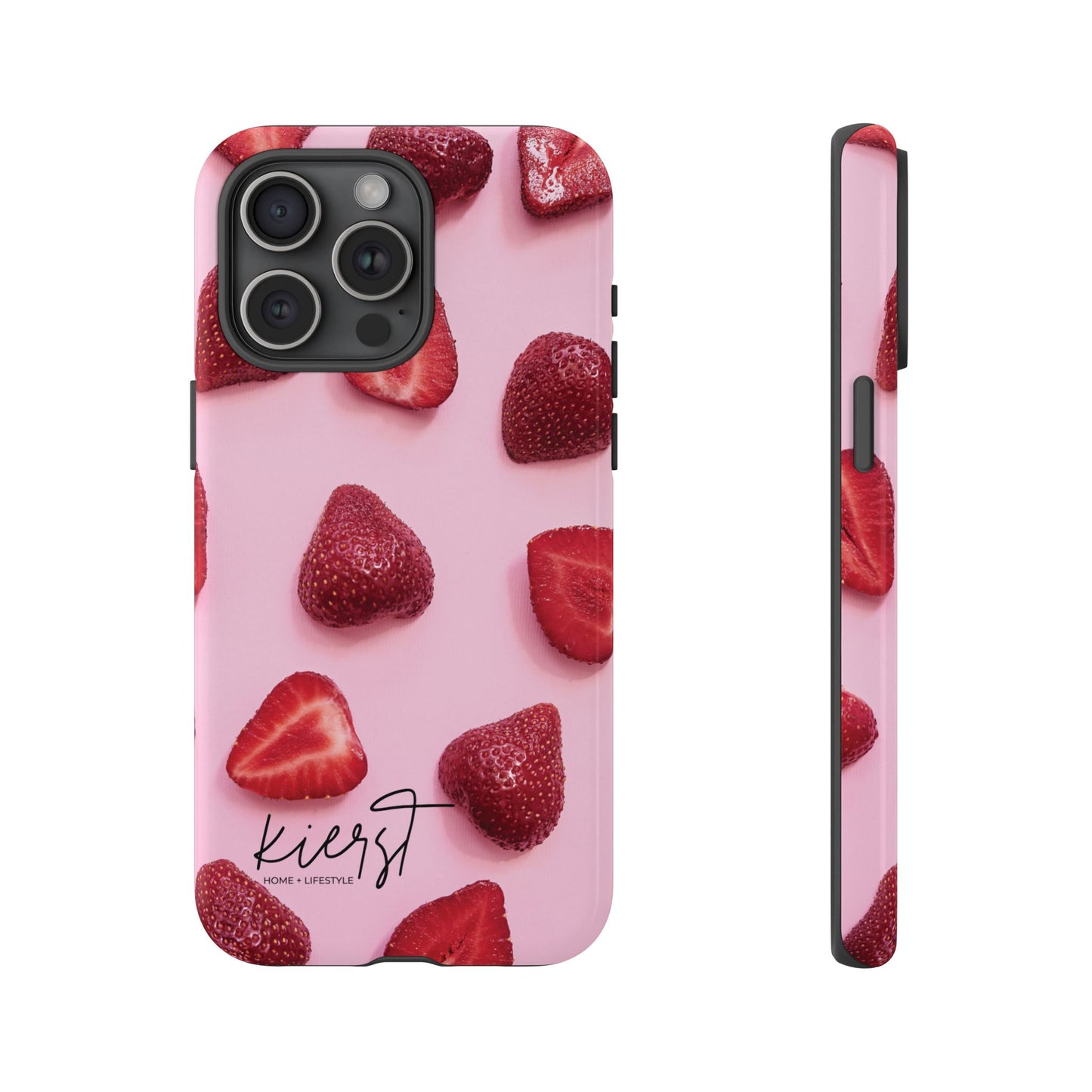 Strawberries iPhone Case | A Sweet Statement Rooted in Soft Luxury