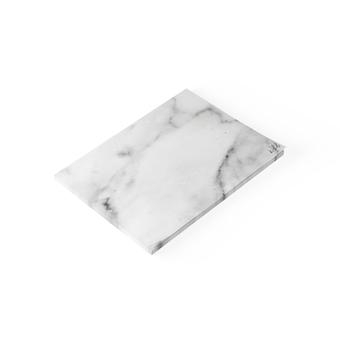 Lived-In Grey and White Marble Post-it® Note Pad