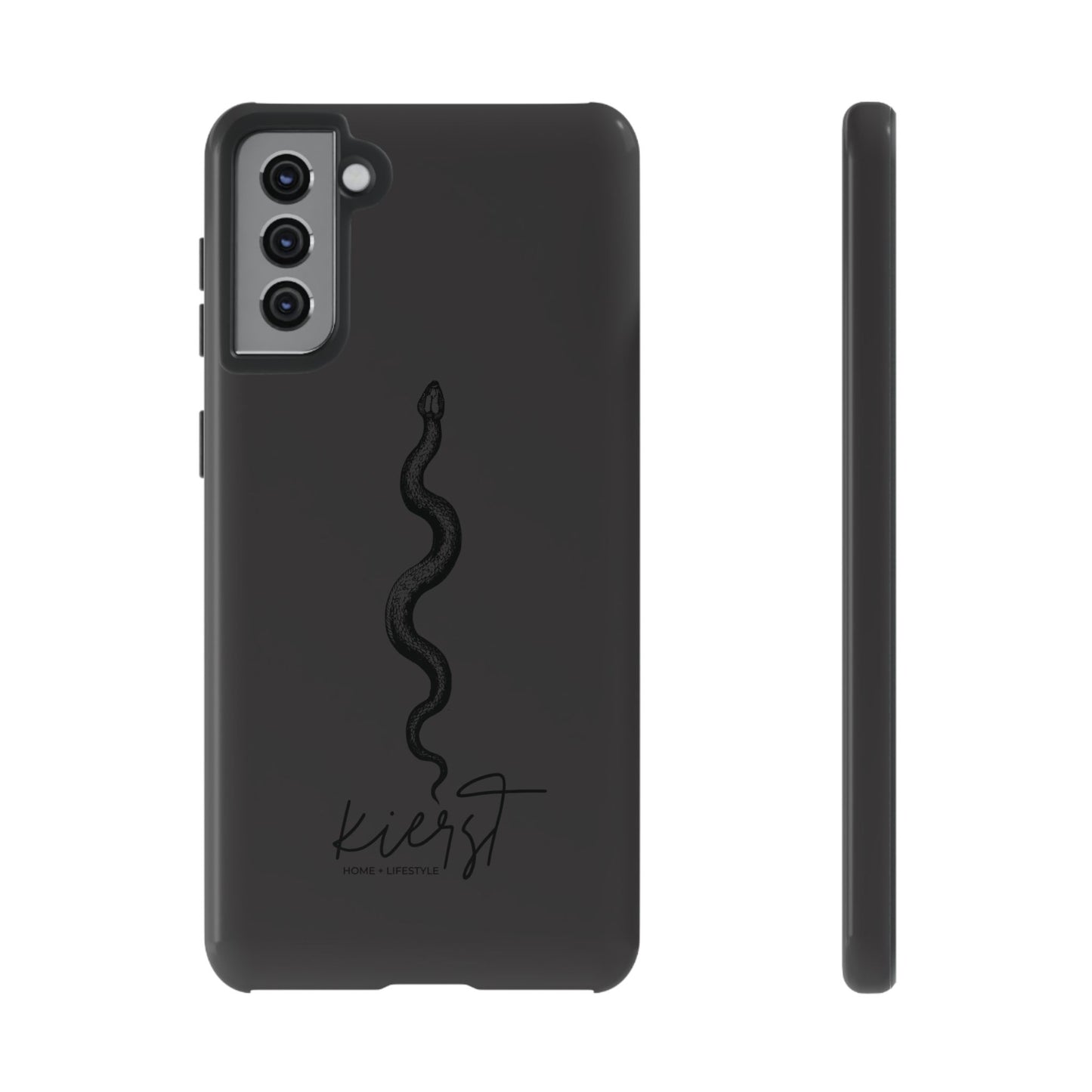 Long Black Snake Samsung Galaxy Phone Case | Power In The Subtleties