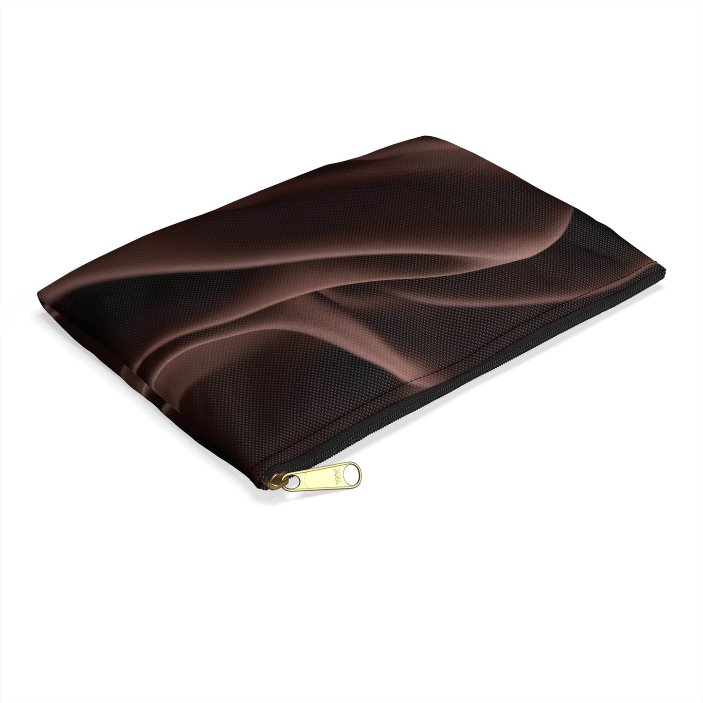 Chocolate Silk Print Accessory Pouch | Elevated Everyday