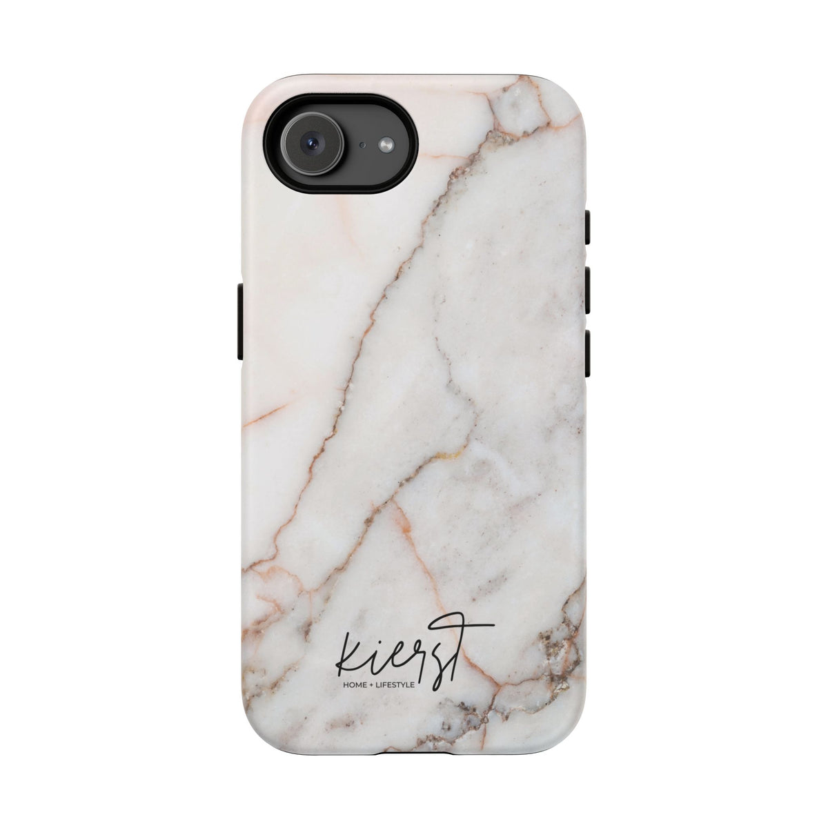 Warm White Marble iPhone Case