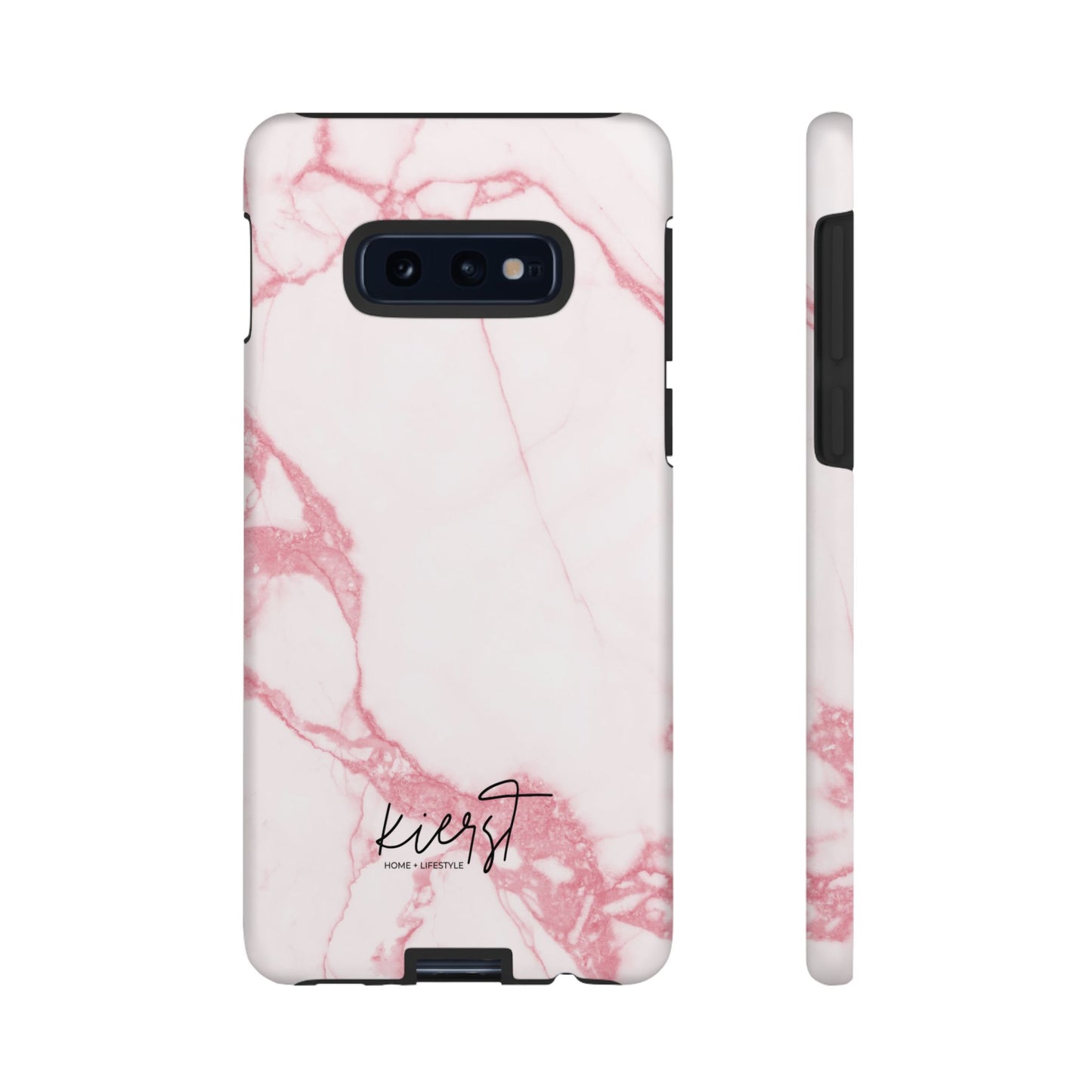 Pink & White Marble Samsung Galaxy Phone Case | Feminine, Polished, and Quietly Bold