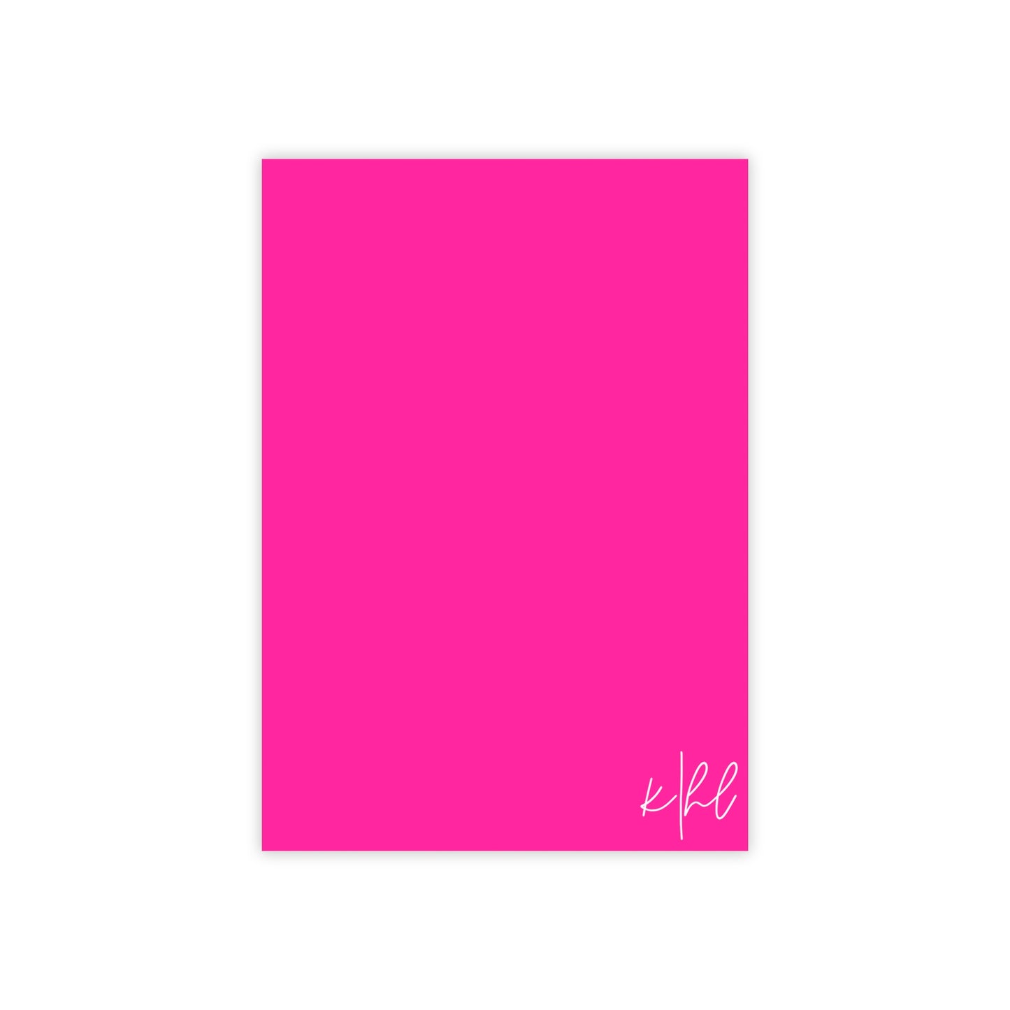 kierst Signature Hot Pink Post-it® Note Pad | Vibrant Sticky Notes for Bold Desks
