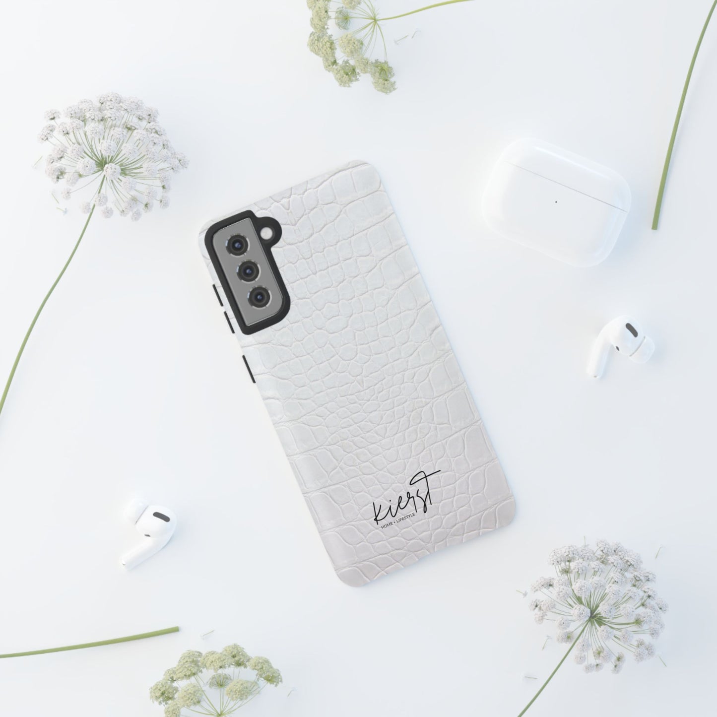 White Alligator Samsung Galaxy Case | Classic Texture Meets Modern Edge