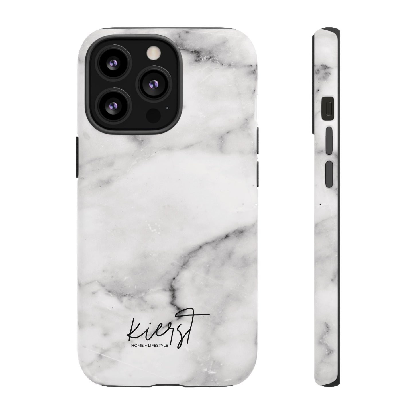 Lived-In White and Grey Marble iPhone Case | Curated Calm, Captured in Marble