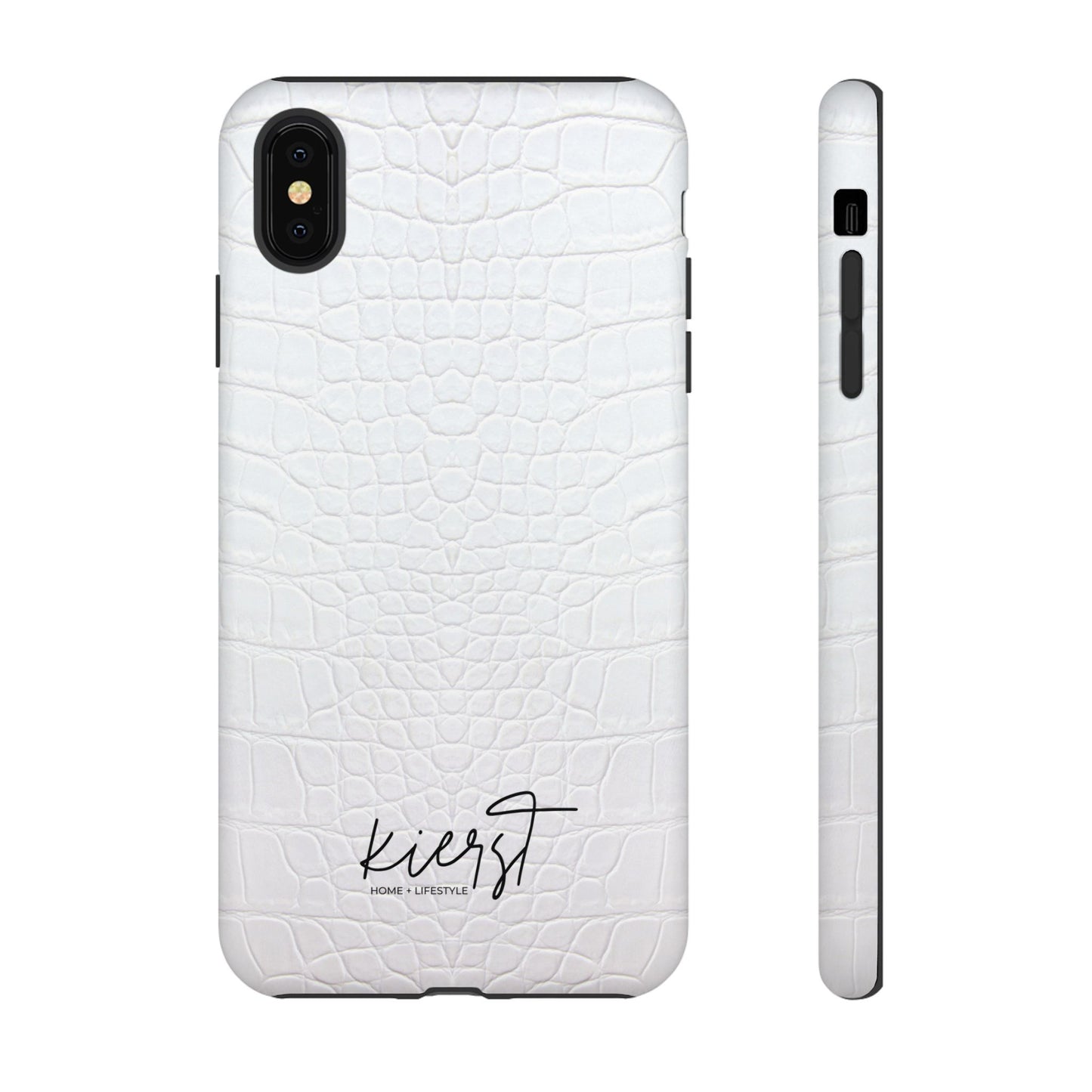White Alligator iPhone Case | Minimal, Crisp, and Effortlessly Elevated