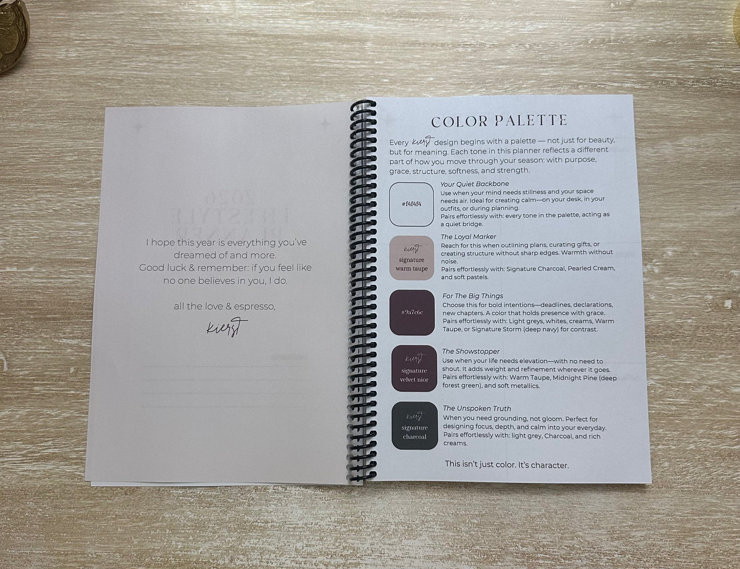 2026 Lifestyle Planner - Signature Velvet Noir Lattice
