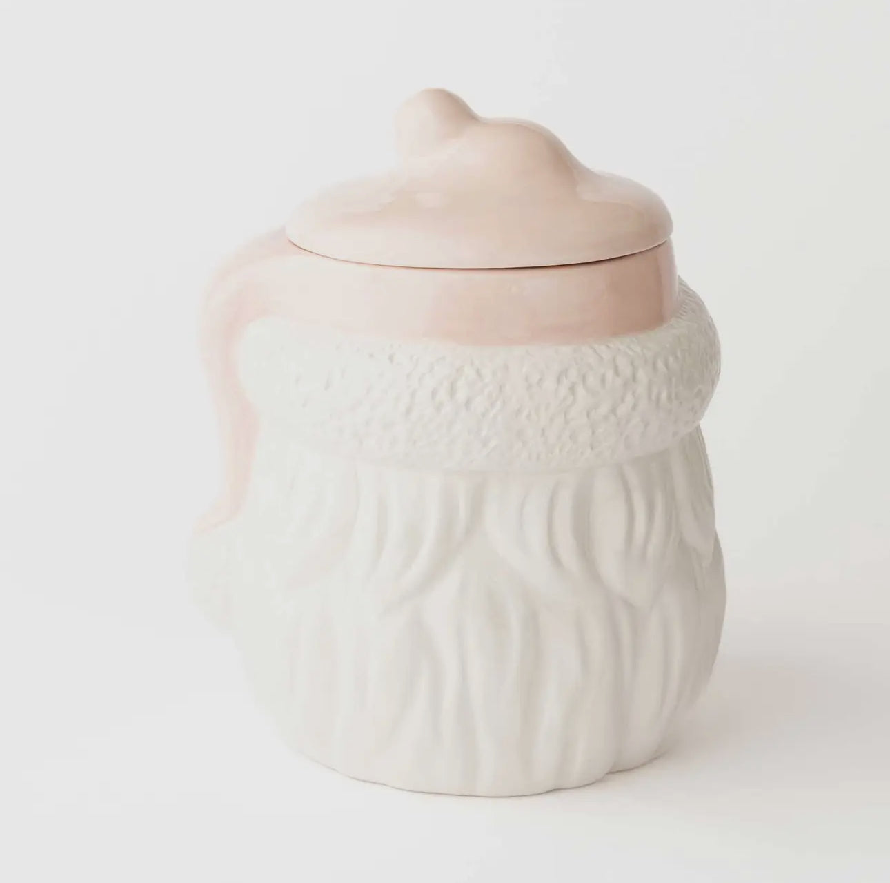 Pink Santa Cookie Jar