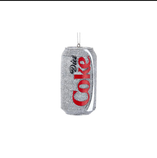 Diet Coke Glitter ornament