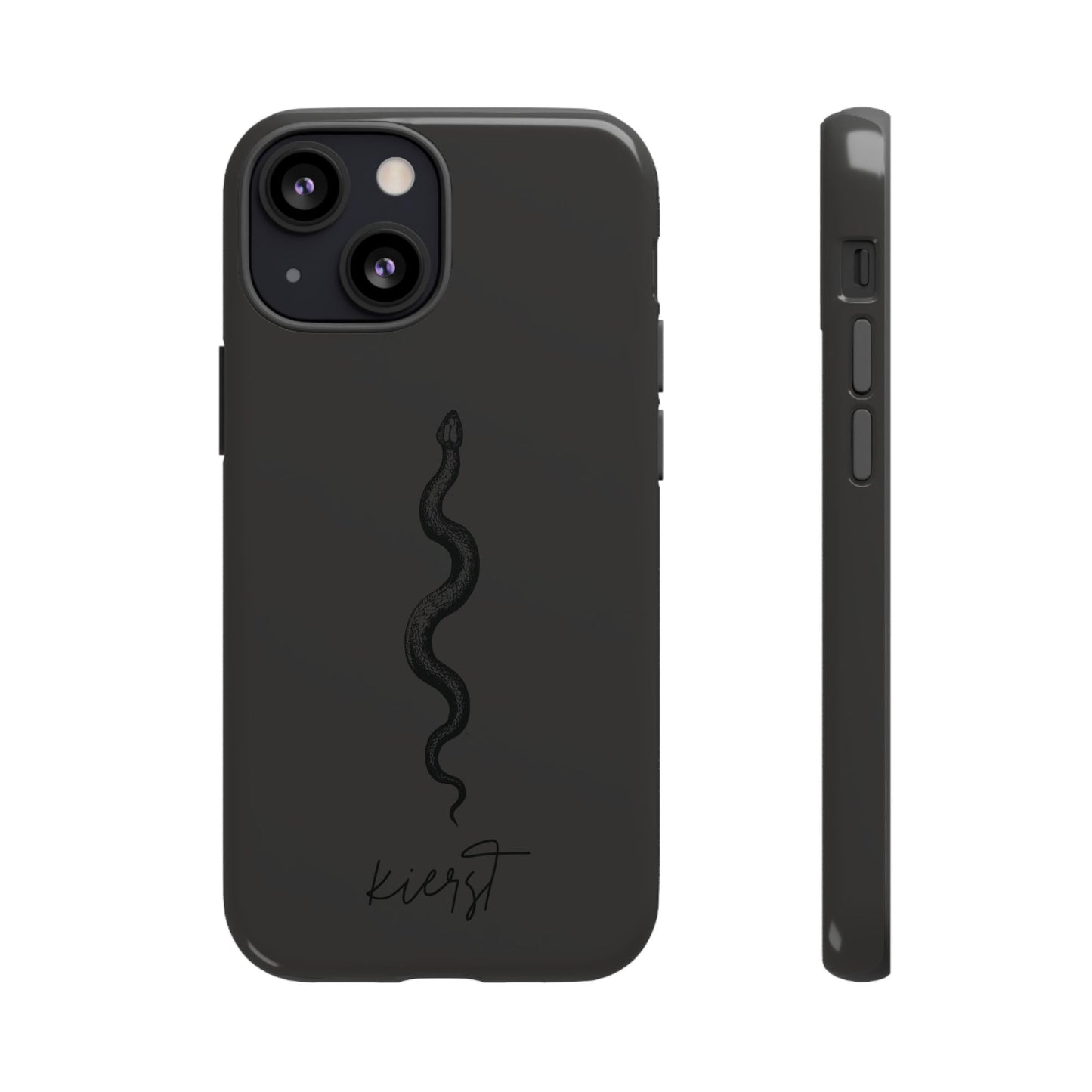 Long Black Snake iPhone Case | Subtle Edge, Quiet Power