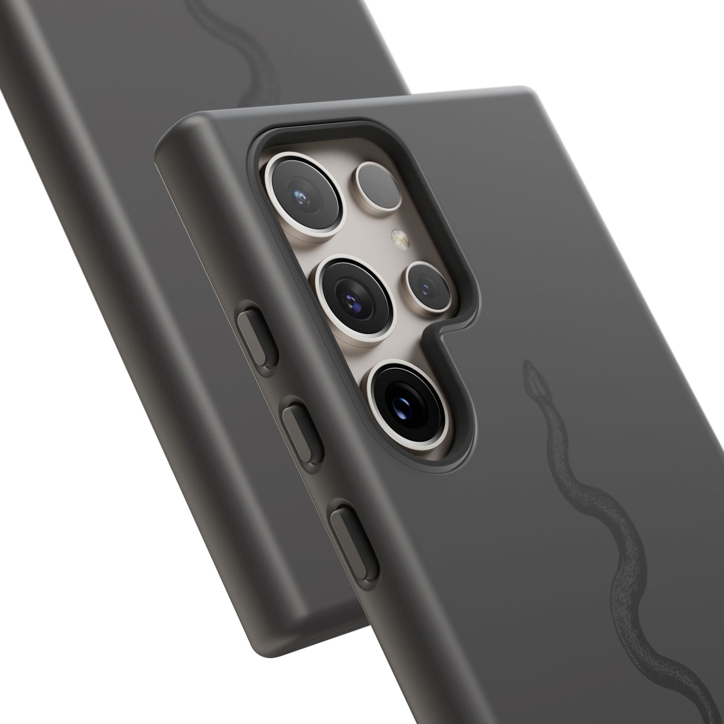 Long Black Snake Samsung Galaxy Phone Case | Power In The Subtleties