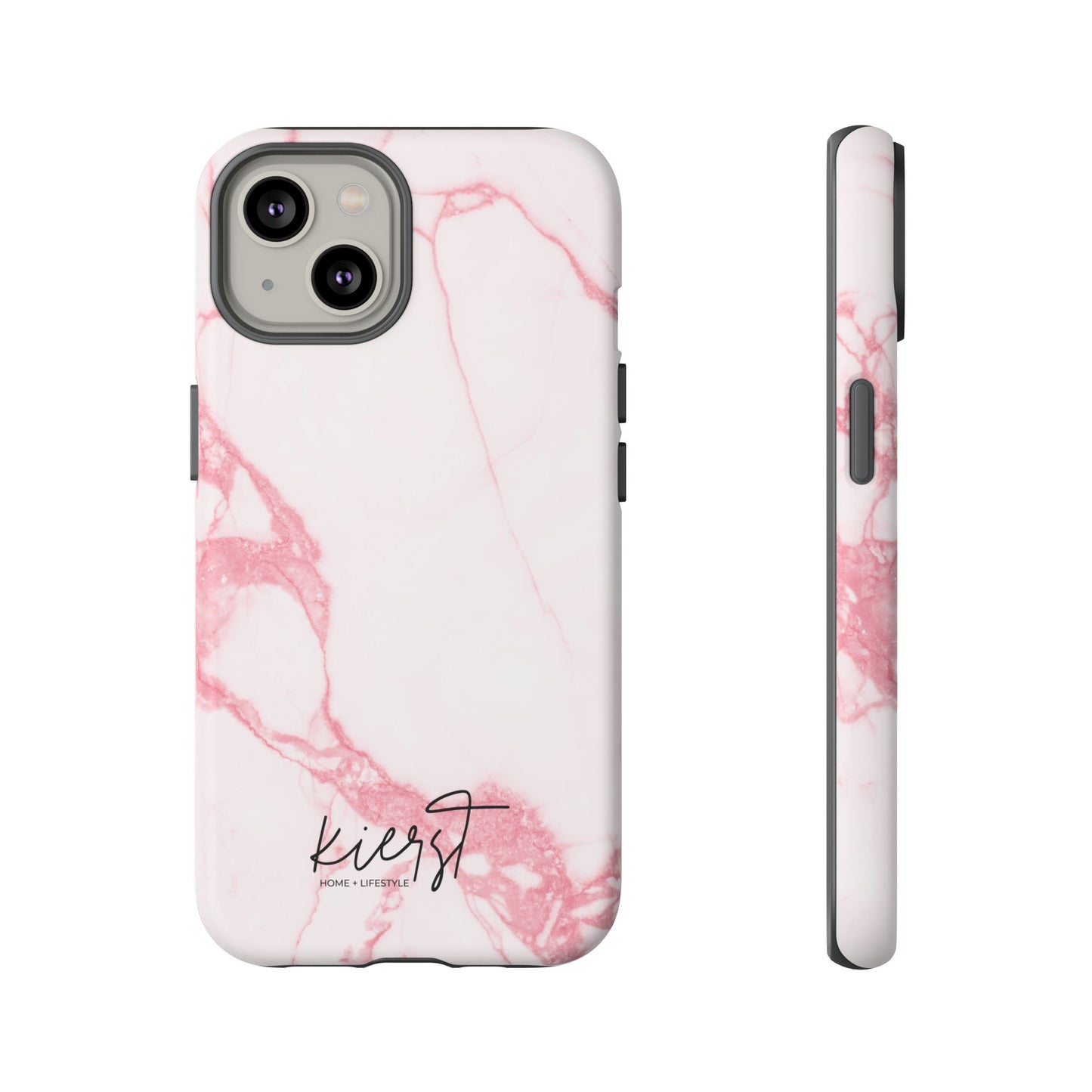 Pink & White Marble iPhone Case | Classic Elegance, Feminine Twist