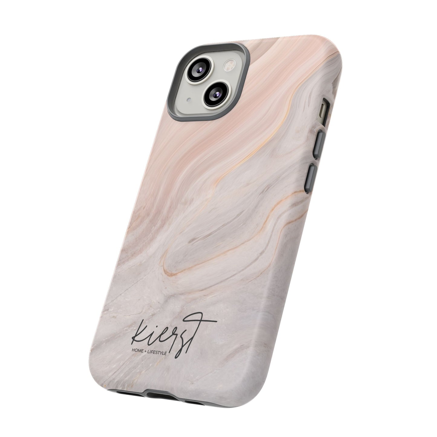 Blush Swirl Marble iPhone Case | Soft Curves, Strong Protection