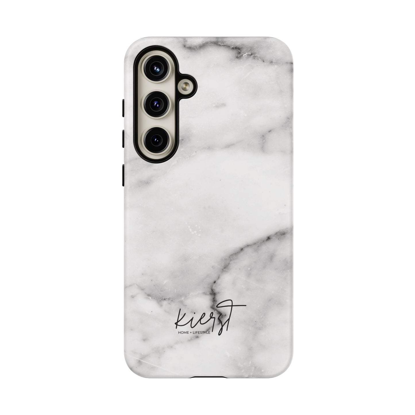 Lived-In White and Grey Marble Samsung Galaxy Case | Soft Strength, Redefined