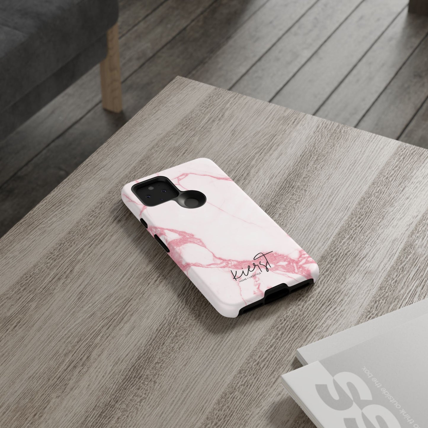 Pink & White Marble Google Pixel Case | Soft Polish, Everyday Protection