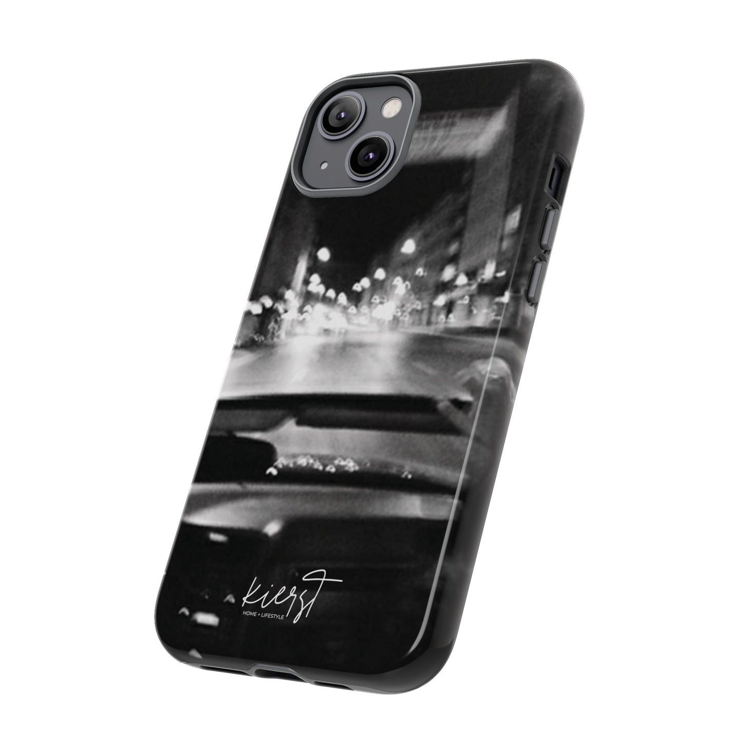 Faded Summer Nights iPhone Case | A Cinematic Blur of City Lights and Nostalgia