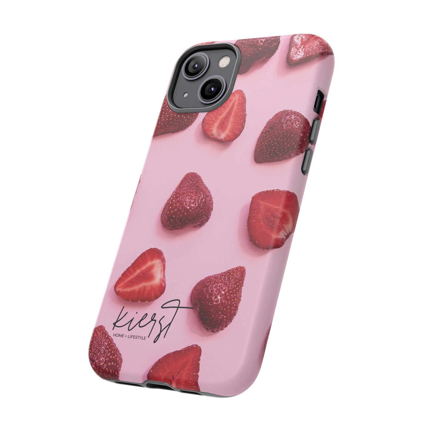 Strawberries iPhone Case | A Sweet Statement Rooted in Soft Luxury