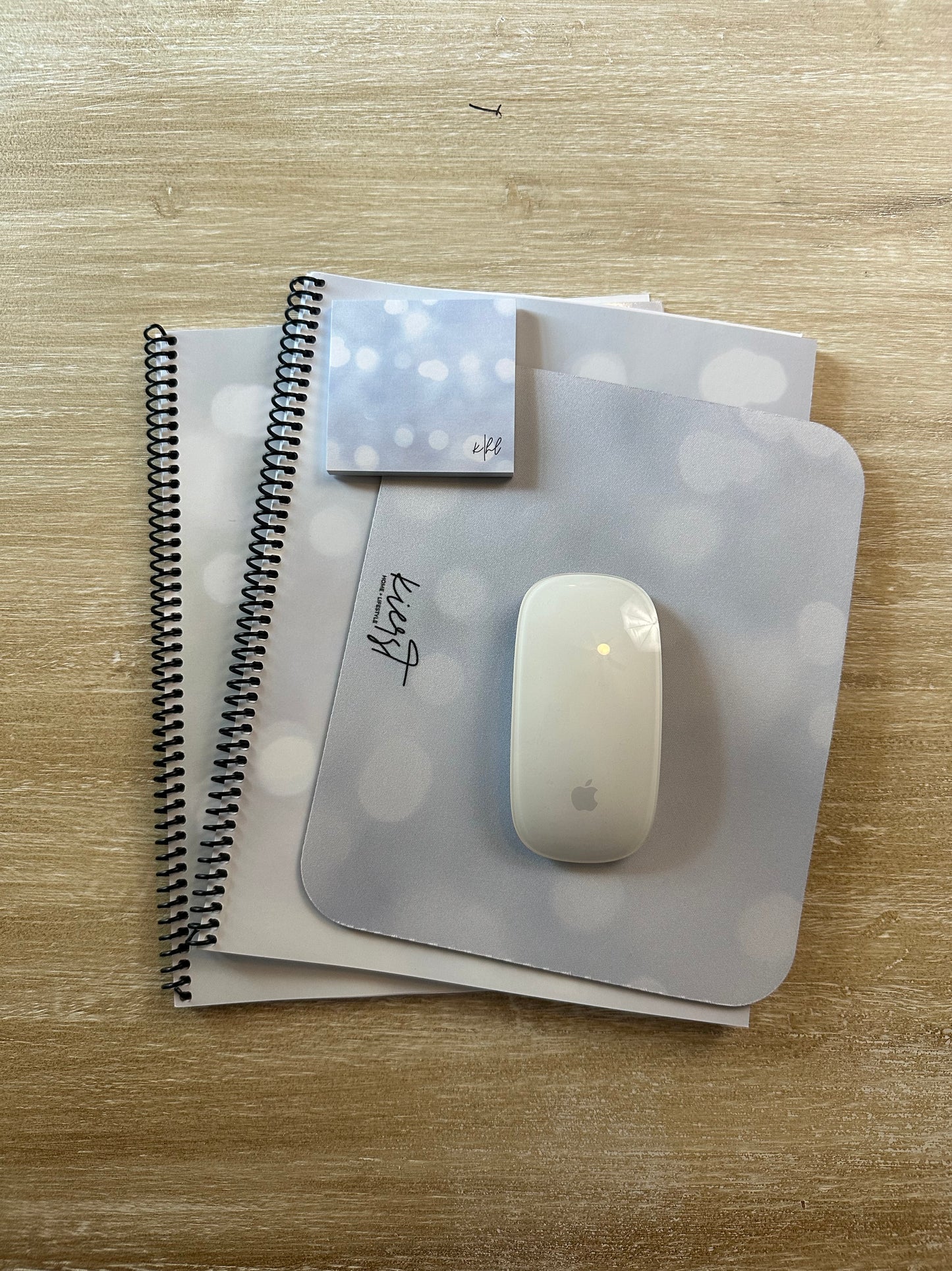 White Sparkle Notebook
