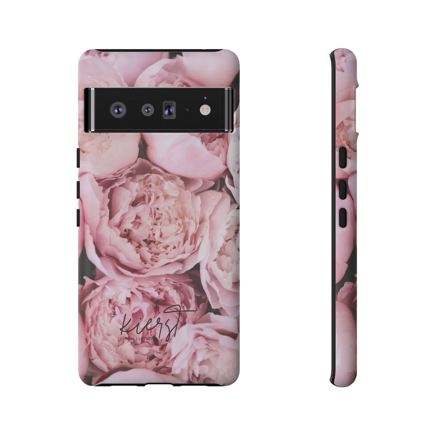 Pink Peonies Google Pixel Phone Case | Romantic Florals, Everyday Function