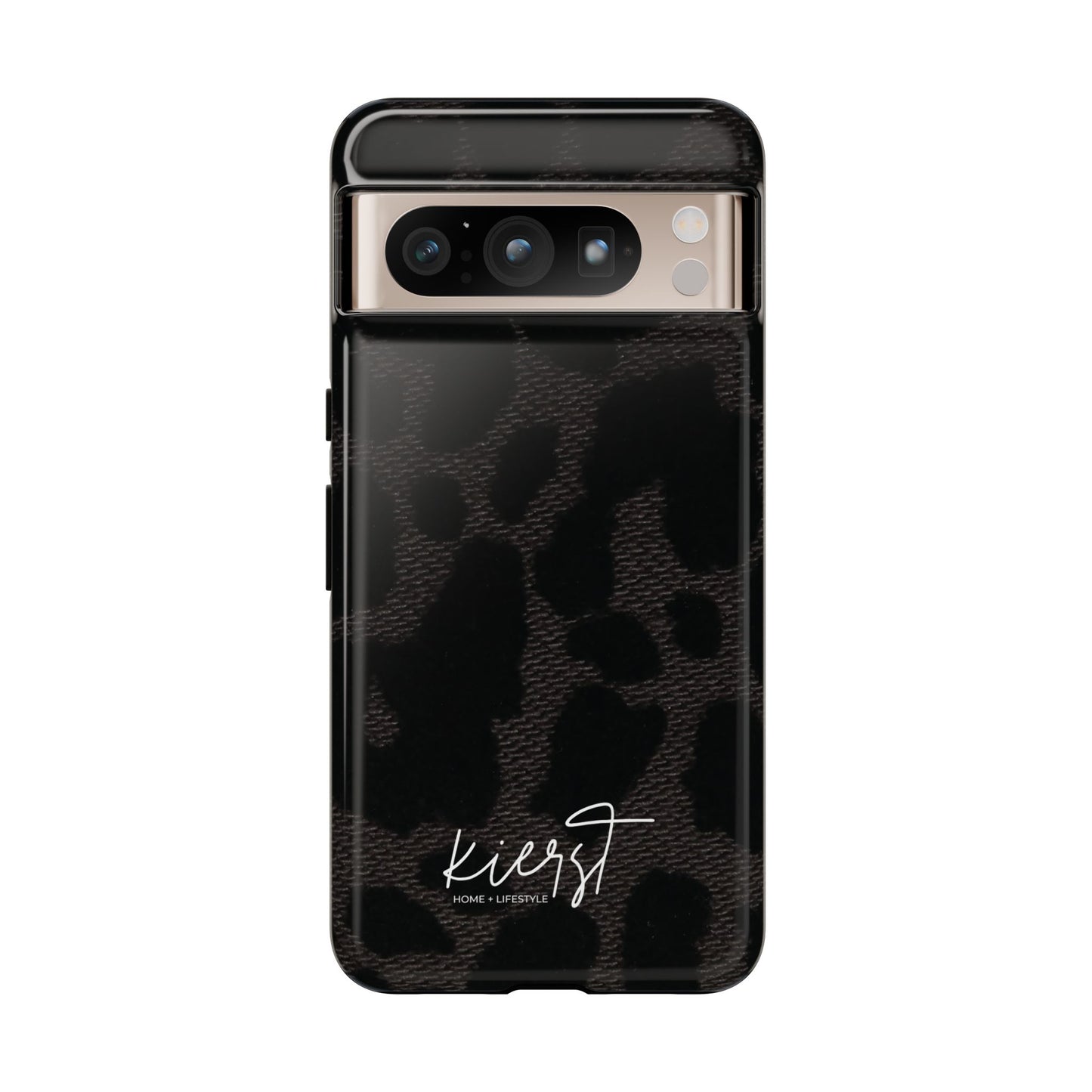 Black Leopard Google Pixel Phone Case | Striking Neutral, Wild Edge