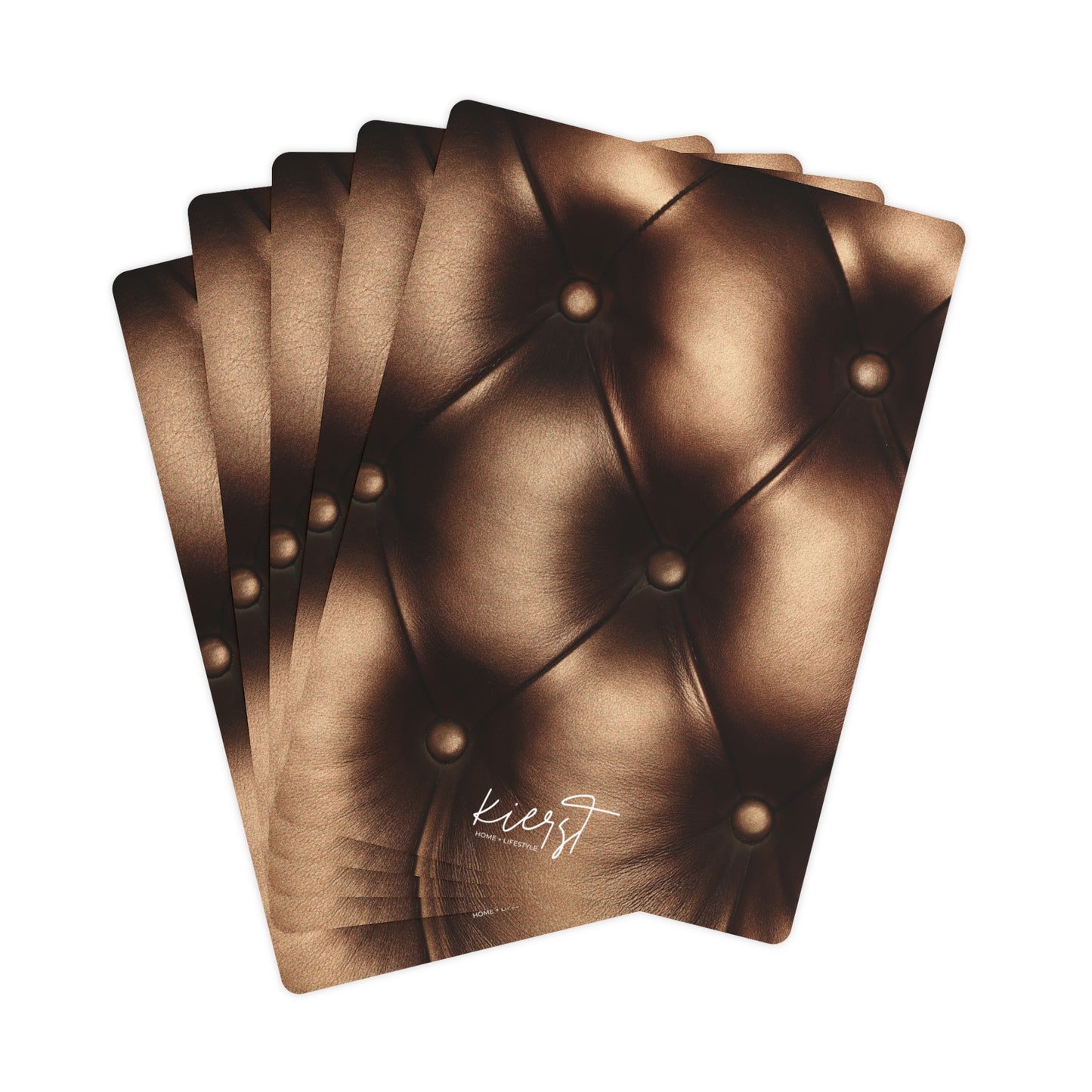 Bronze Tufted Poker Playing Cards