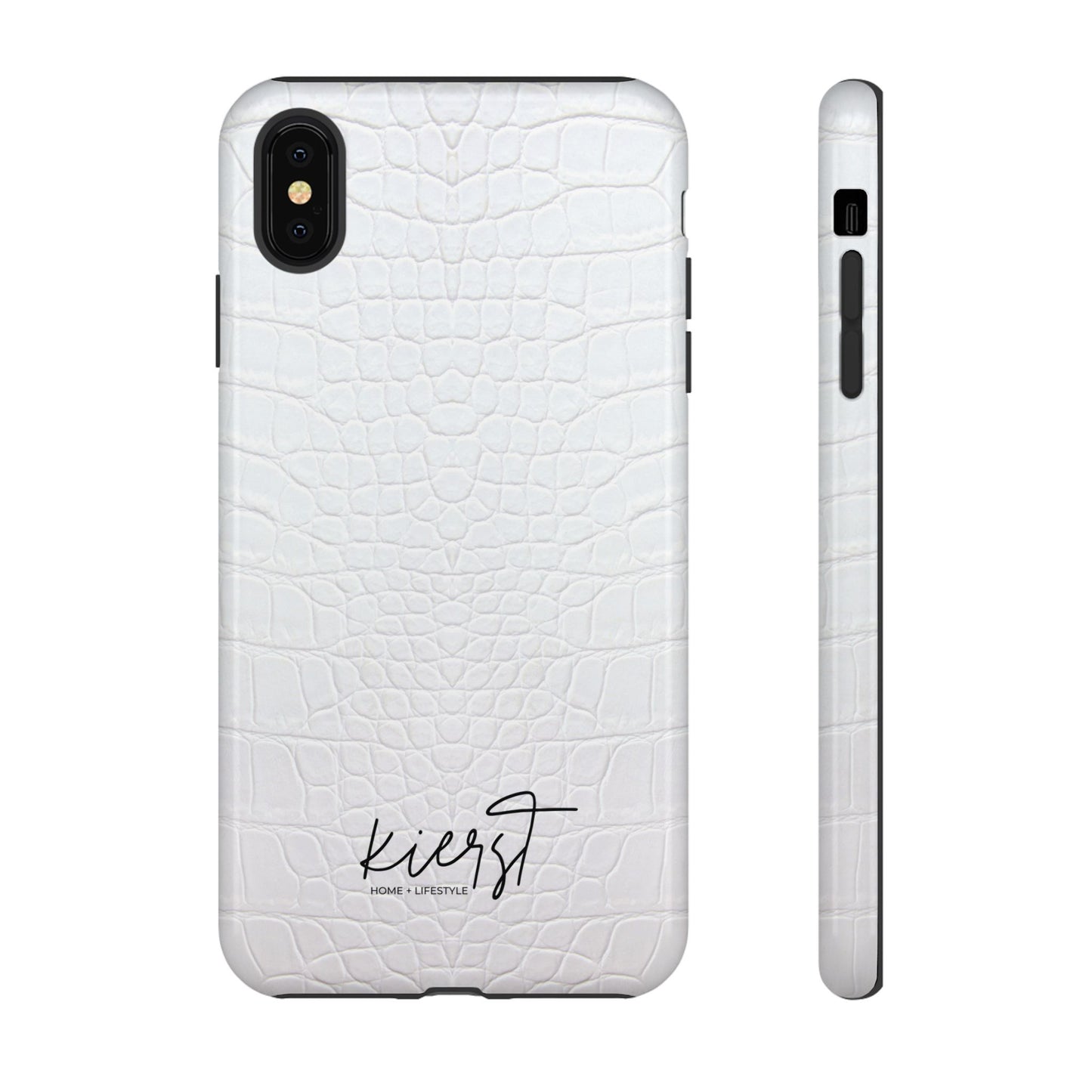 White Alligator iPhone Case | Minimal, Crisp, and Effortlessly Elevated