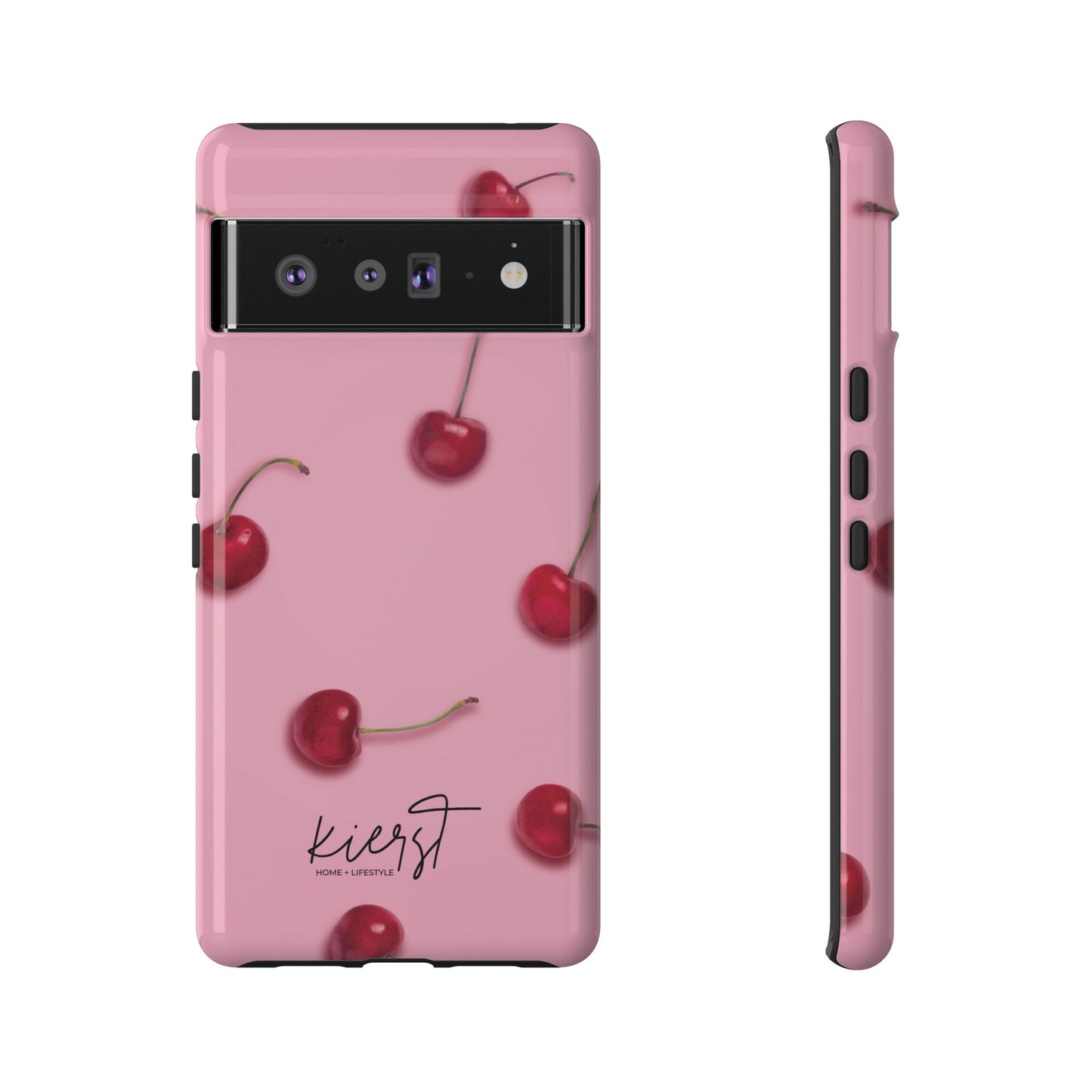 Cherries Google Pixel Case | Sweet Meets Bold in The Perfect Pop of Pink