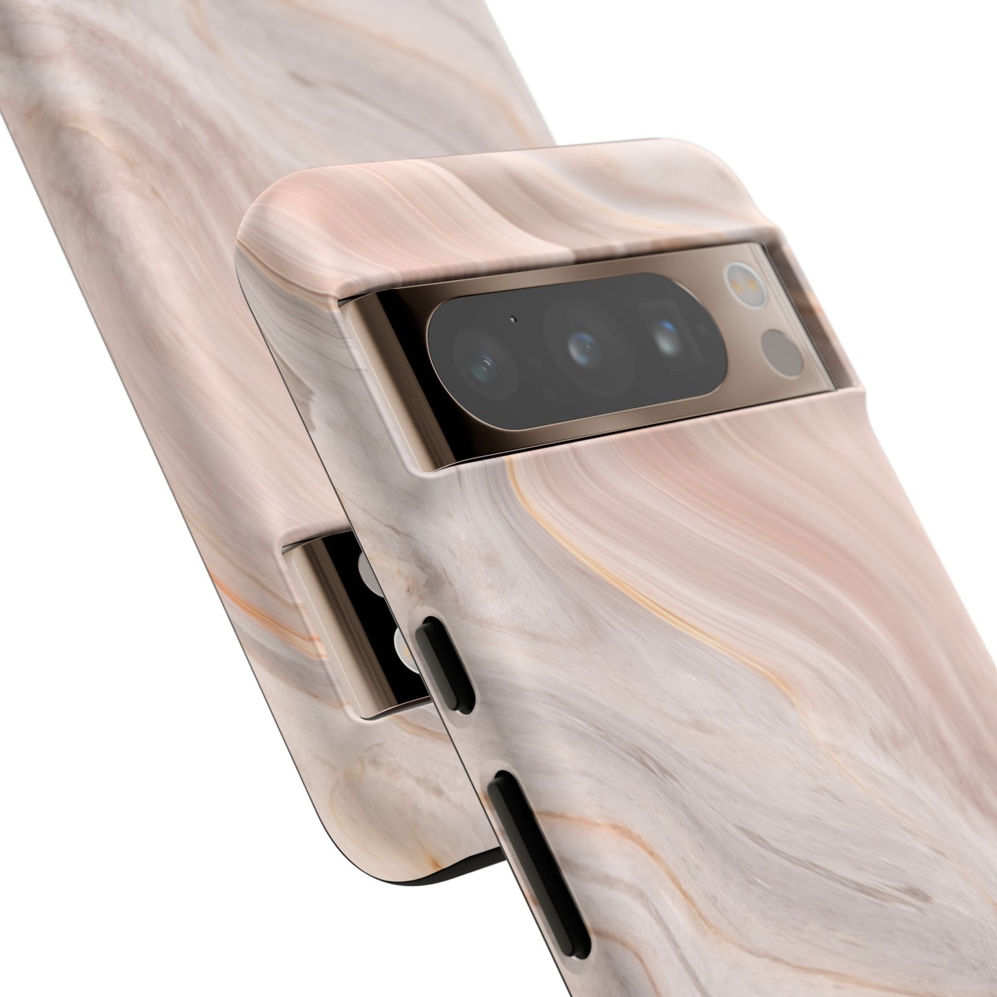 Blush Swirl Marble Google Pixel Phone Case | Soft Movement Meets Curated Luxury