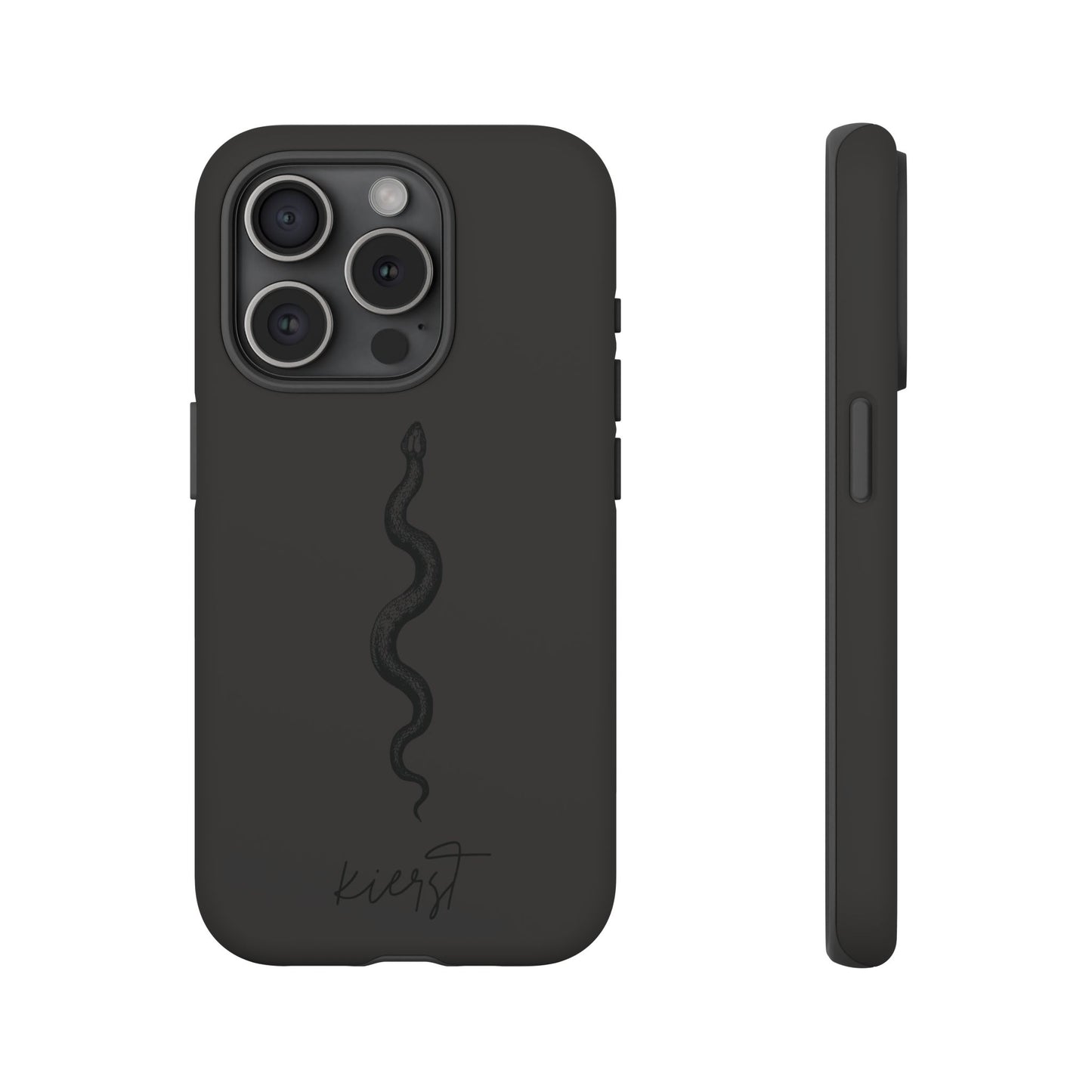 Long Black Snake iPhone Case | Subtle Edge, Quiet Power