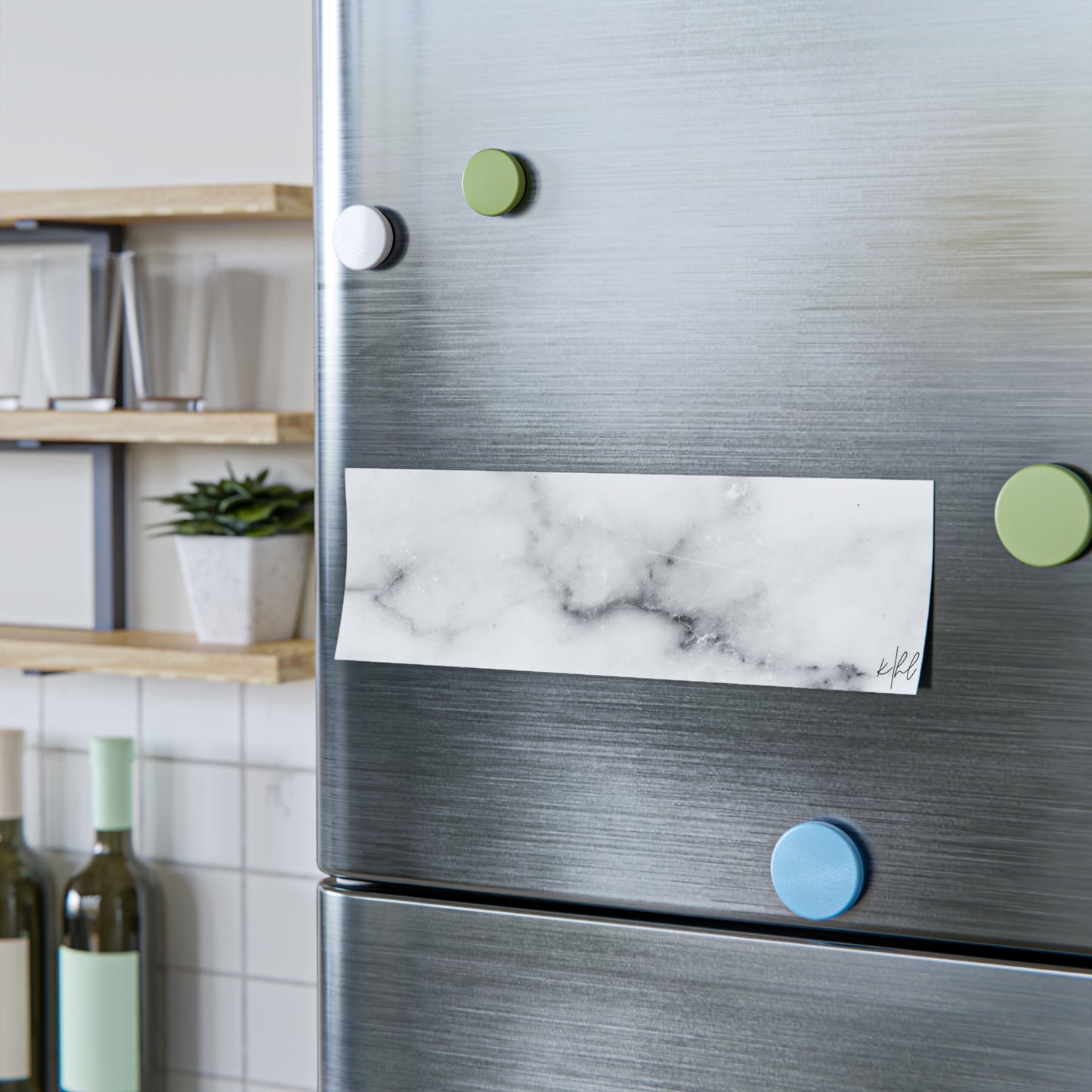 Lived-In Grey and White Marble Post-it® Note Pad