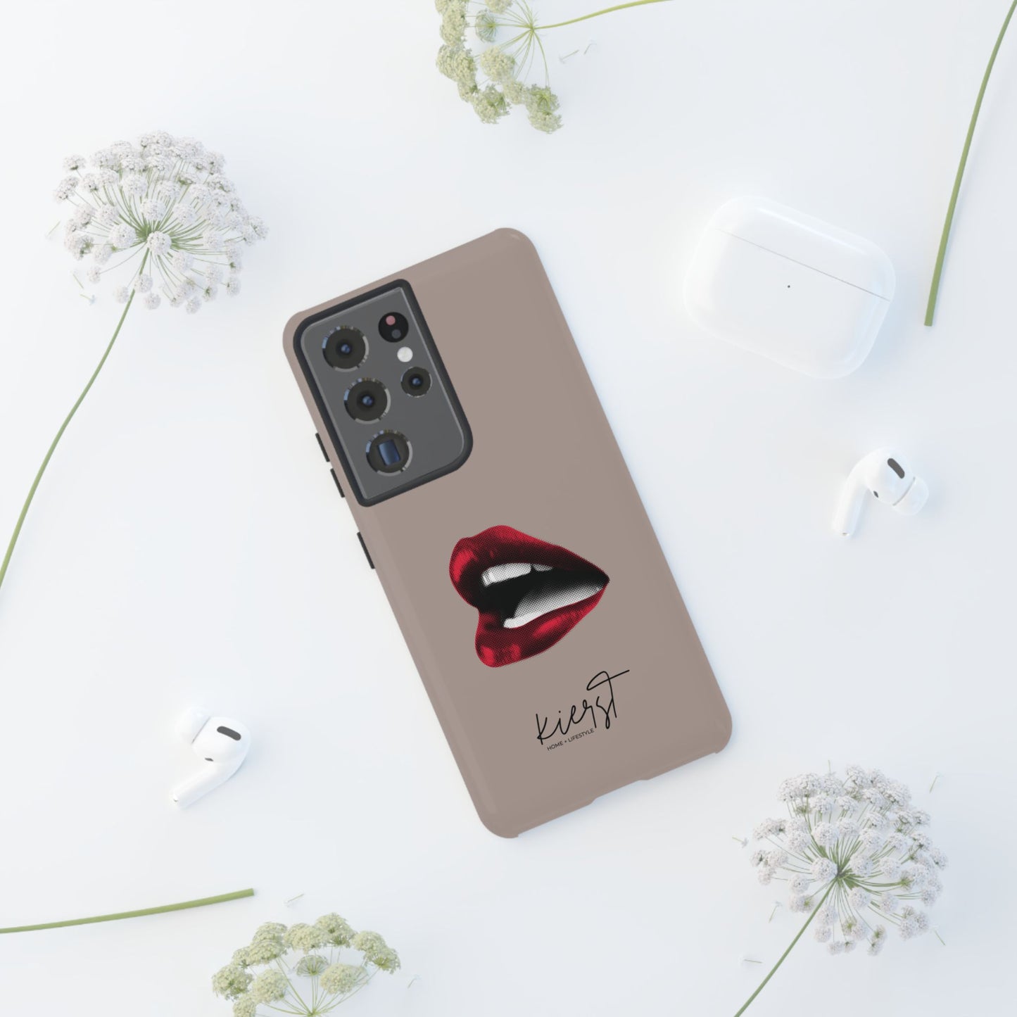 Retro Red Lips Samsung Galaxy Case | Pop Art, Luxe Feel